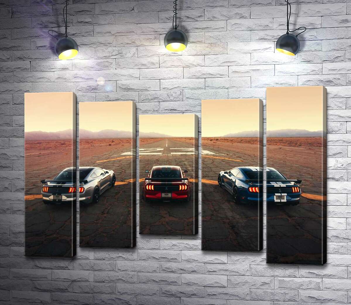 Модульная картина ArtPoster Гоночные автомобили Ford Mustang Shelby GT500 на старой дороге 100x69 см Модуль №28
Модульная картина ArtPoster Гоночные автомобили Ford Mustang Shelby GT500 на старой дороге 100x69 см Модуль №28