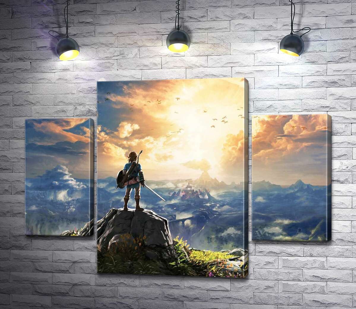 Модульная картина ArtPoster Герой игры "The Legend of Zelda", Линк, смотрит на взрыв 100x74 см Модуль №7
Модульная картина ArtPoster Герой игры "The Legend of Zelda", Линк, смотрит на взрыв 100x74 см Модуль №7