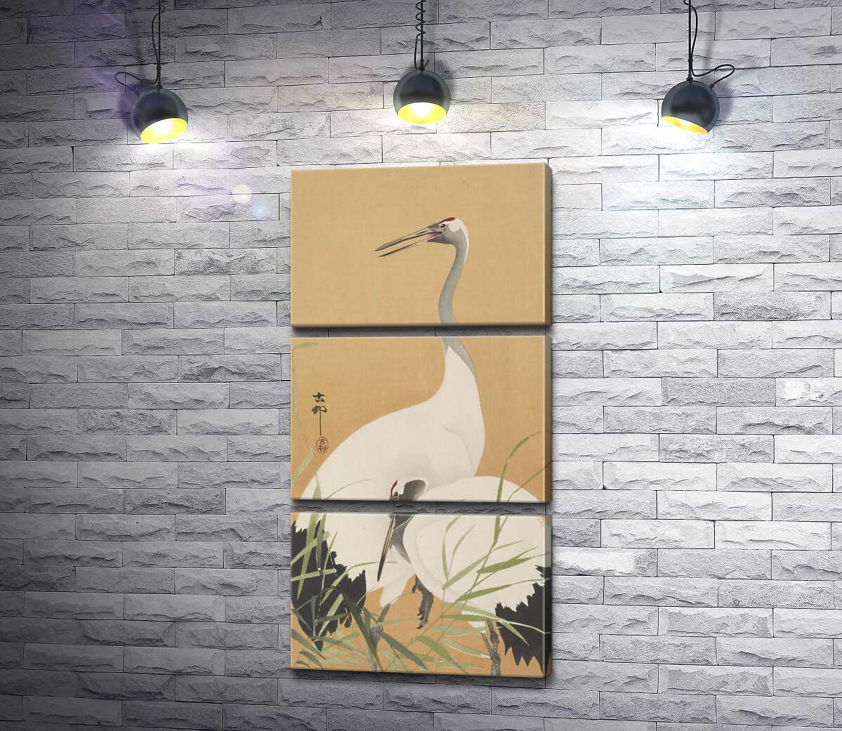 Модульная картина ArtPoster Два журавля (Two Cranes) – Охара Косон (Ohara Koson) 130x252 см Модуль №13
Модульная картина ArtPoster Два журавля (Two Cranes) – Охара Косон (Ohara Koson) 130x252 см Модуль №13