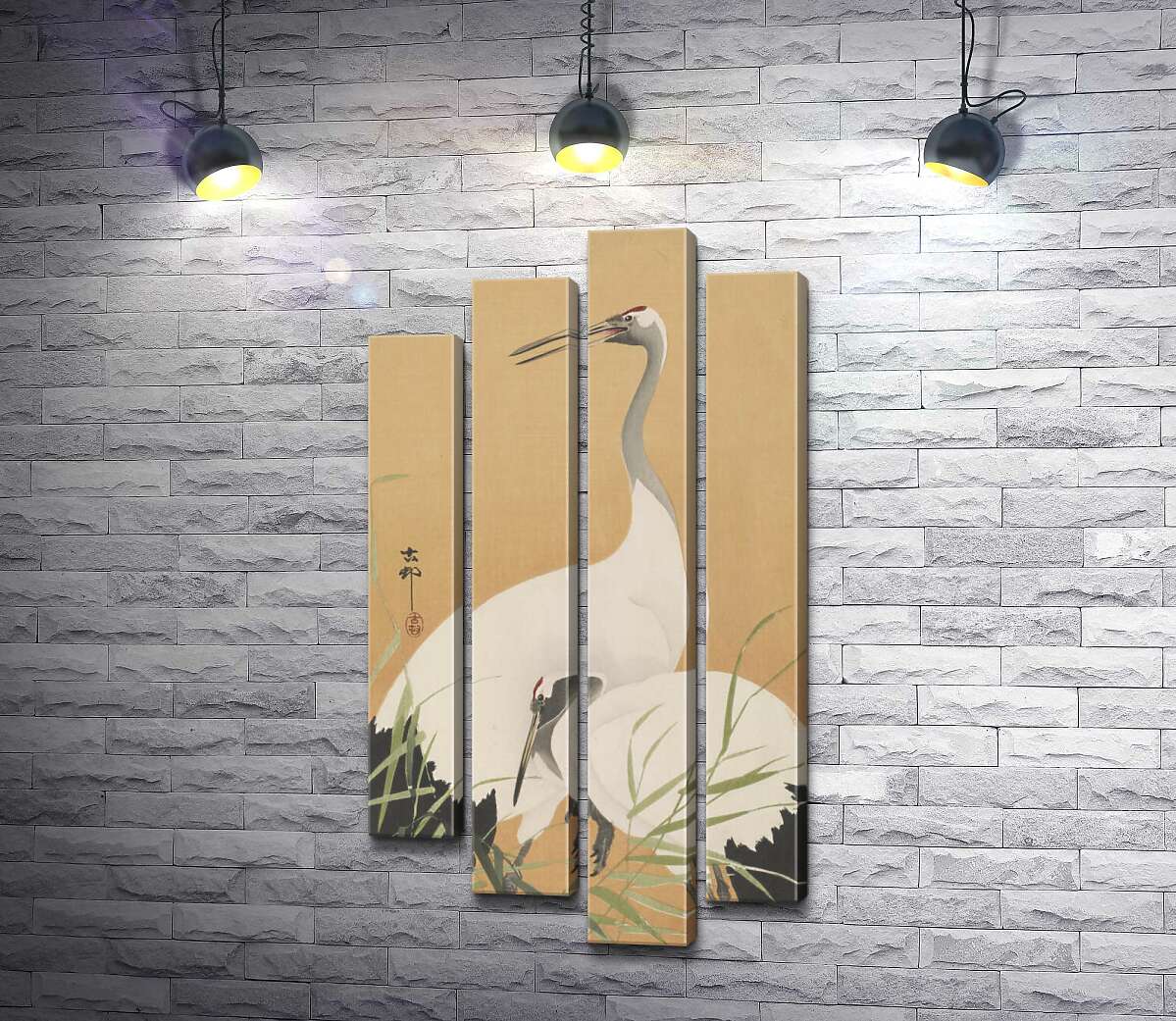 Модульная картина ArtPoster Два журавля (Two Cranes) – Охара Косон (Ohara Koson) 108x207 см Модуль №21
Модульная картина ArtPoster Два журавля (Two Cranes) – Охара Косон (Ohara Koson) 108x207 см Модуль №21