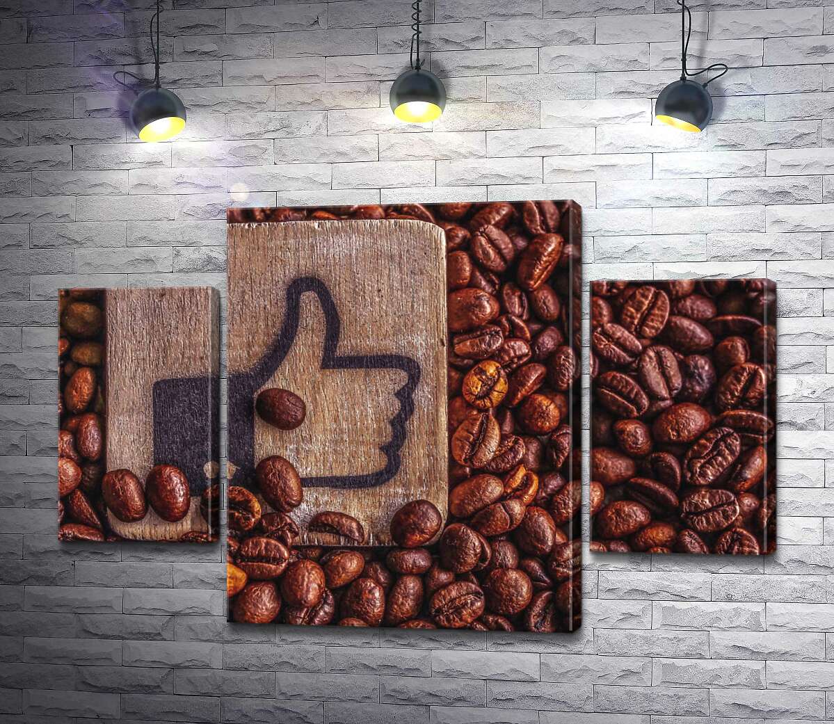 Модульная картина ArtPoster Деревянный знак "Like" среди аромата кофейных зерен 131x89 см Модуль №7
Модульная картина ArtPoster Деревянный знак "Like" среди аромата кофейных зерен 131x89 см Модуль №7