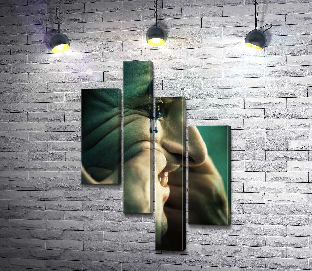 Модульная картина ArtPoster Джокер сквозь слезы натягивает улыбку на лицо 130x194 см Модуль №20
Модульная картина ArtPoster Джокер сквозь слезы натягивает улыбку на лицо 130x194 см Модуль №20