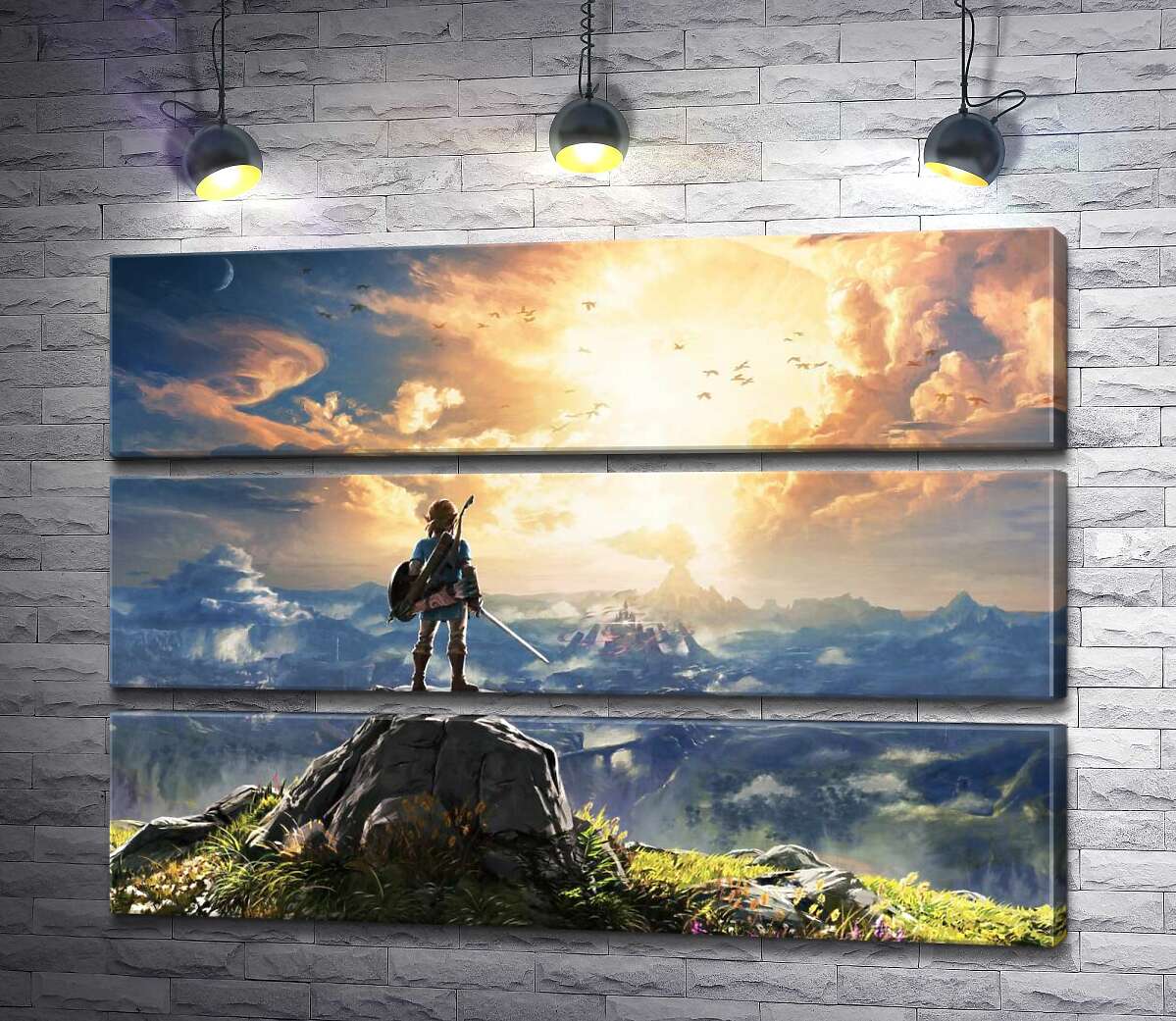 Модульная картина ArtPoster Герой игры "The Legend of Zelda", Линк, смотрит на взрыв 100x72 см Модуль №13
Модульная картина ArtPoster Герой игры "The Legend of Zelda", Линк, смотрит на взрыв 100x72 см Модуль №13