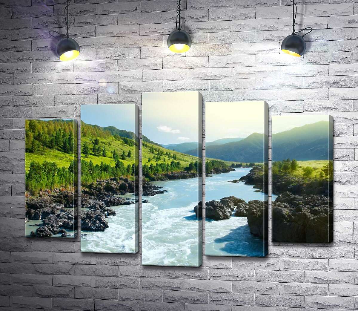 Модульная картина ArtPoster Каменистый ландшафт горной реки 130x88 см Модуль №26
Модульная картина ArtPoster Каменистый ландшафт горной реки 130x88 см Модуль №26