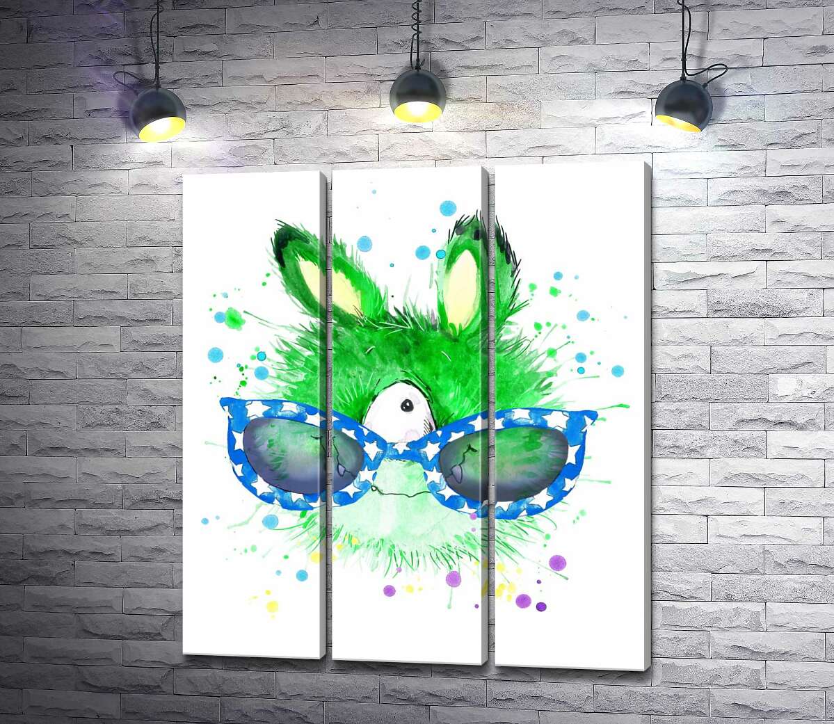 Модульная картина ArtPoster Зеленый циклоп в синих очках 60x71 см Модуль №11
Модульная картина ArtPoster Зеленый циклоп в синих очках 60x71 см Модуль №11