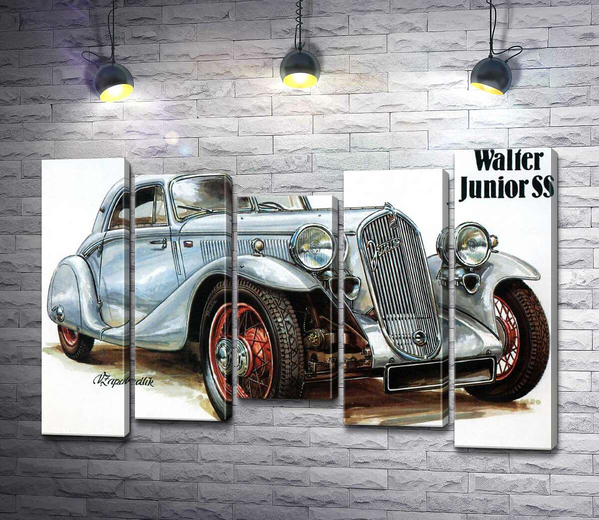 Модульная картина ArtPoster Звезда 30-х годов автомобиль Walter Junior SS 130x87 см Модуль №28
Модульная картина ArtPoster Звезда 30-х годов автомобиль Walter Junior SS 130x87 см Модуль №28