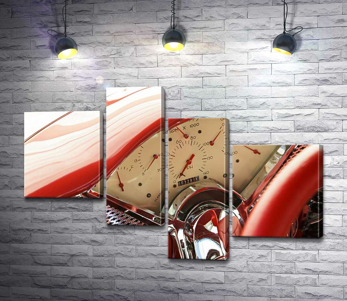 Модульная картина ArtPoster За рулем соблазнительно-красного автомобиля Chevrolet Bel Air 100x69 см Модуль №20
Модульная картина ArtPoster За рулем соблазнительно-красного автомобиля Chevrolet Bel Air 100x69 см Модуль №20