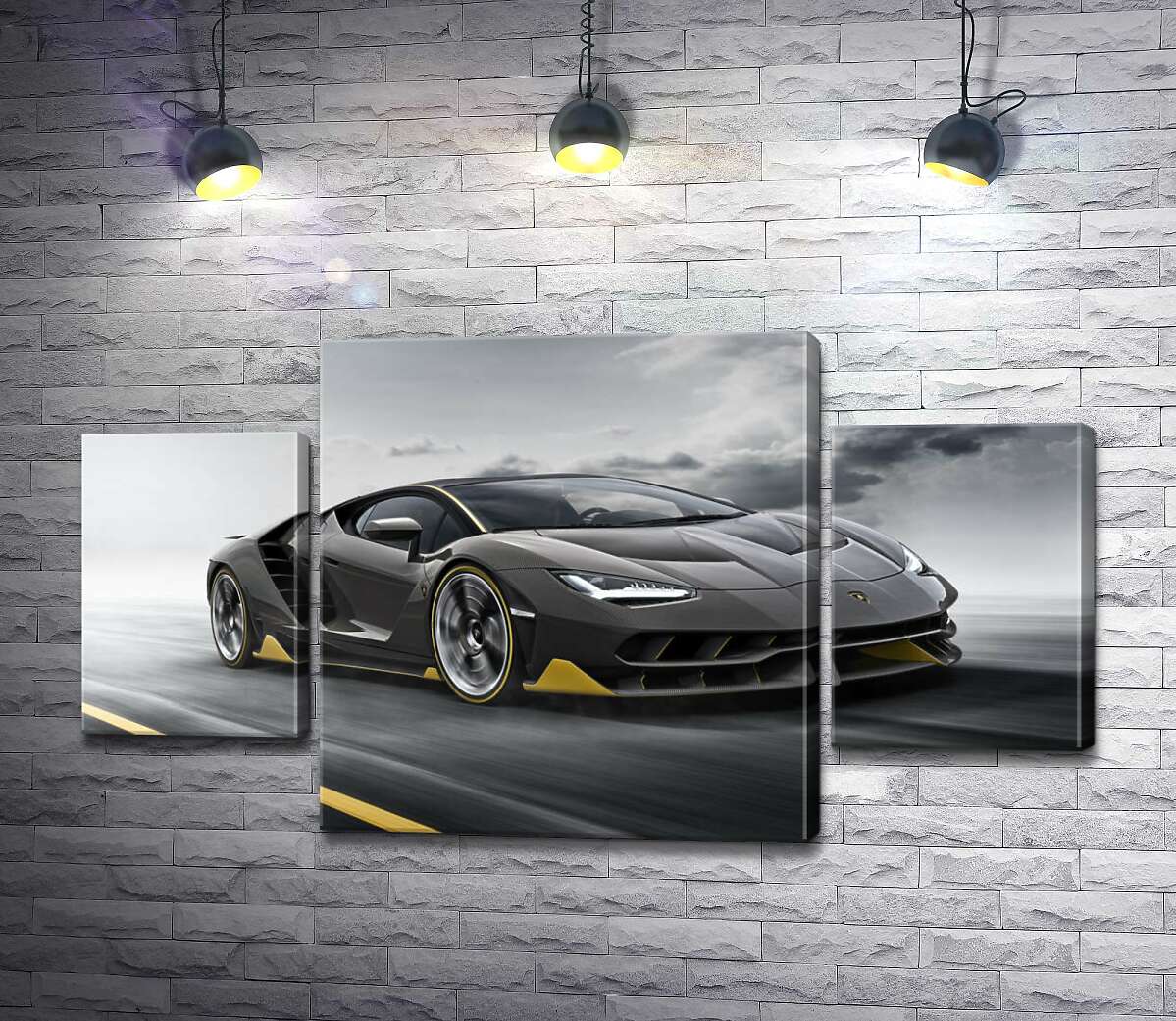 Модульная картина ArtPoster Итог столетней работы в юбилейном автомобиле Lamborghini Centenario 80x45 см Модуль №7
Модульная картина ArtPoster Итог столетней работы в юбилейном автомобиле Lamborghini Centenario 80x45 см Модуль №7