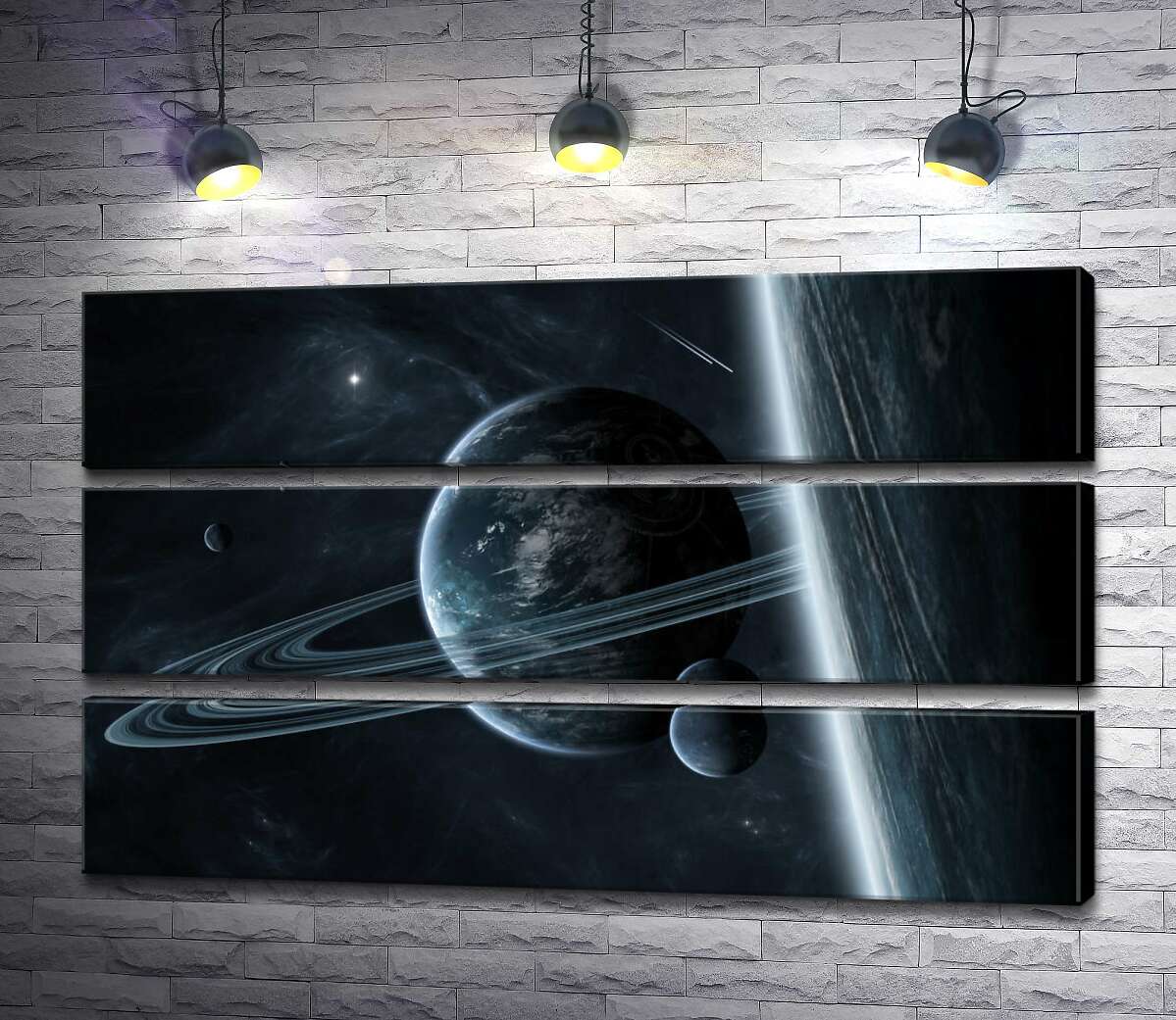 Модульная картина ArtPoster Загадочные планеты другой галактики 130x78 см Модуль №13
Модульная картина ArtPoster Загадочные планеты другой галактики 130x78 см Модуль №13