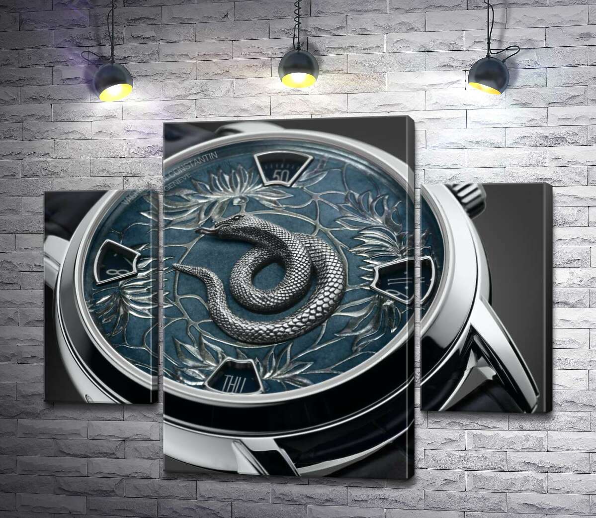 Модульная картина ArtPoster Зодиакальная змея на часах швейцарского бренда Vacheron Constantin 100x80 см Модуль №7
Модульная картина ArtPoster Зодиакальная змея на часах швейцарского бренда Vacheron Constantin 100x80 см Модуль №7