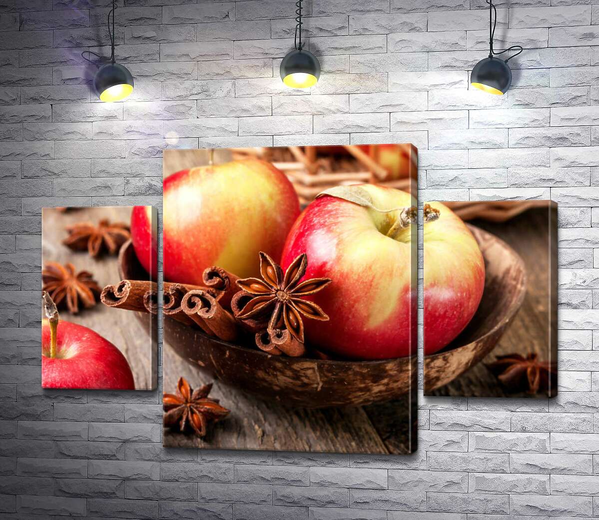Модульная картина ArtPoster Запахи осени: краснобокие яблоки с корицей и бадьяном 100x69 см Модуль №7
Модульная картина ArtPoster Запахи осени: краснобокие яблоки с корицей и бадьяном 100x69 см Модуль №7