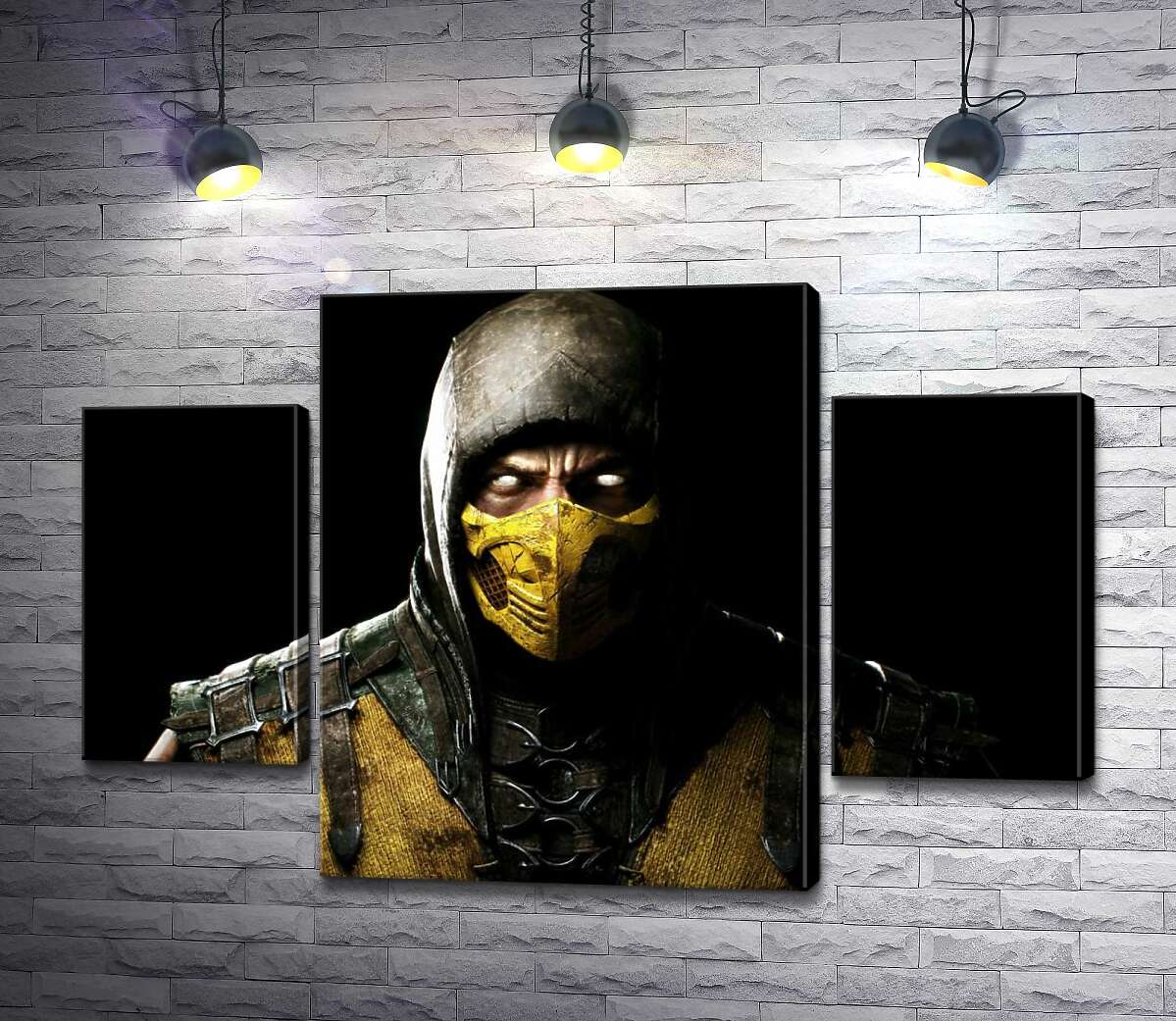 Модульная картина ArtPoster Из тьмы к свету: портрет героя игры "Mortal Kombat" Скорпиона 80x54 см Модуль №7
Модульная картина ArtPoster Из тьмы к свету: портрет героя игры "Mortal Kombat" Скорпиона 80x54 см Модуль №7