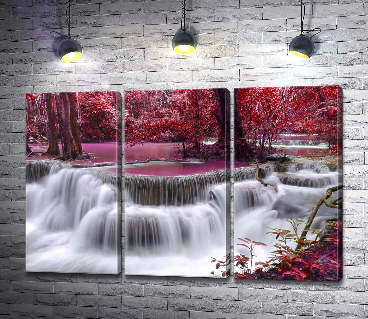Модульная картина ArtPoster Красные оттенки осени у водопада Эраван (Erawan falls) 60x40 см Модуль №11
Модульная картина ArtPoster Красные оттенки осени у водопада Эраван (Erawan falls) 60x40 см Модуль №11