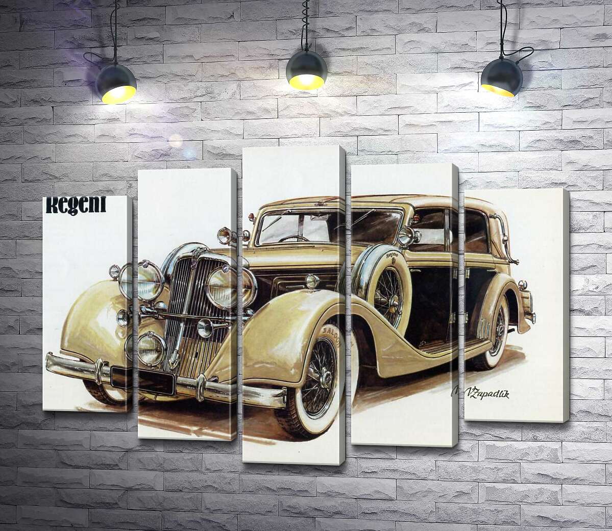 Модульная картина ArtPoster Кремовый блеск автомобиля Walter Regent 100x73 см Модуль №26
Модульная картина ArtPoster Кремовый блеск автомобиля Walter Regent 100x73 см Модуль №26