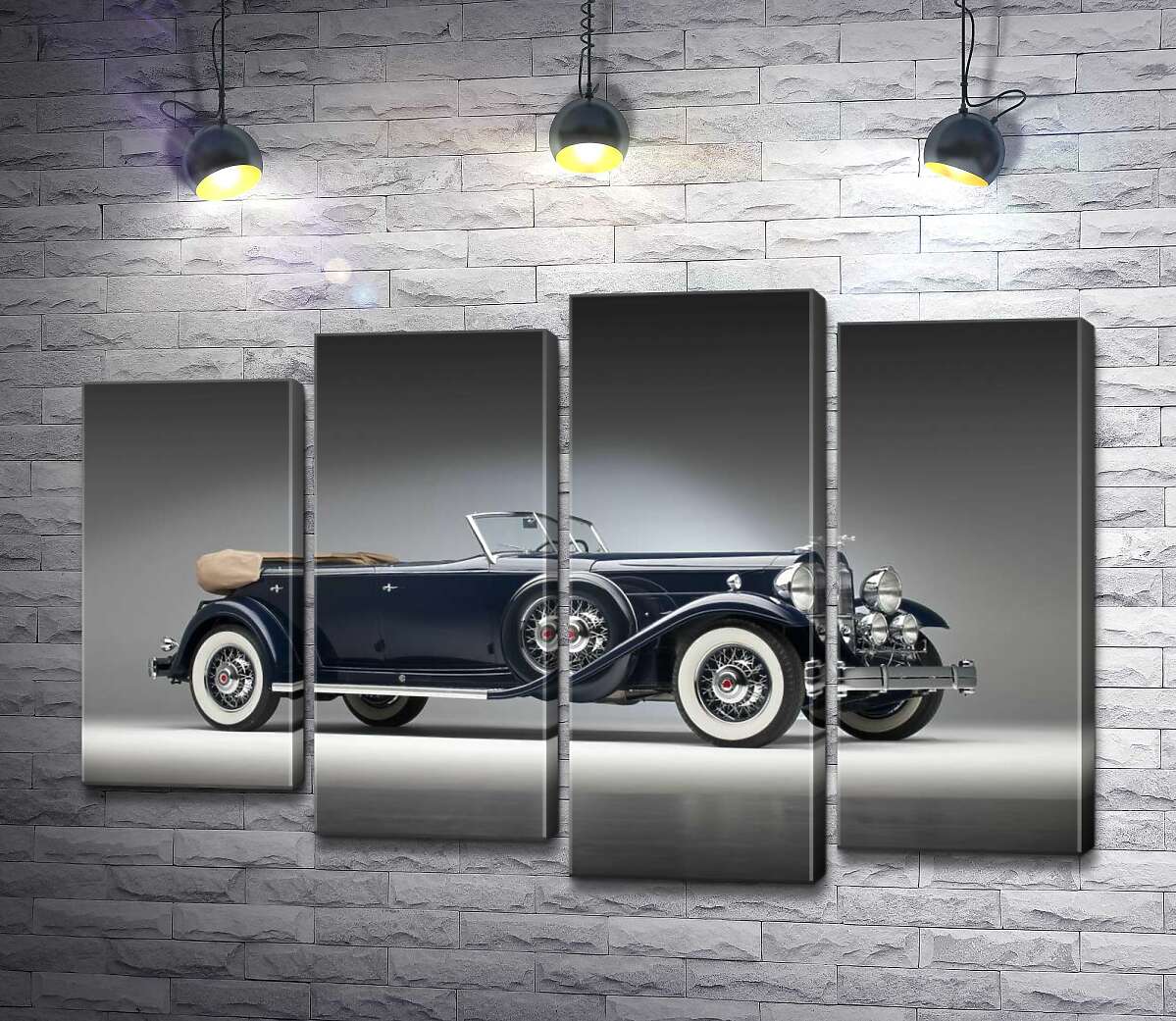 Модульная картина ArtPoster Люксовый американский синий автомобиль Packard Twin Six 1932 100x69 см Модуль №21
Модульная картина ArtPoster Люксовый американский синий автомобиль Packard Twin Six 1932 100x69 см Модуль №21
