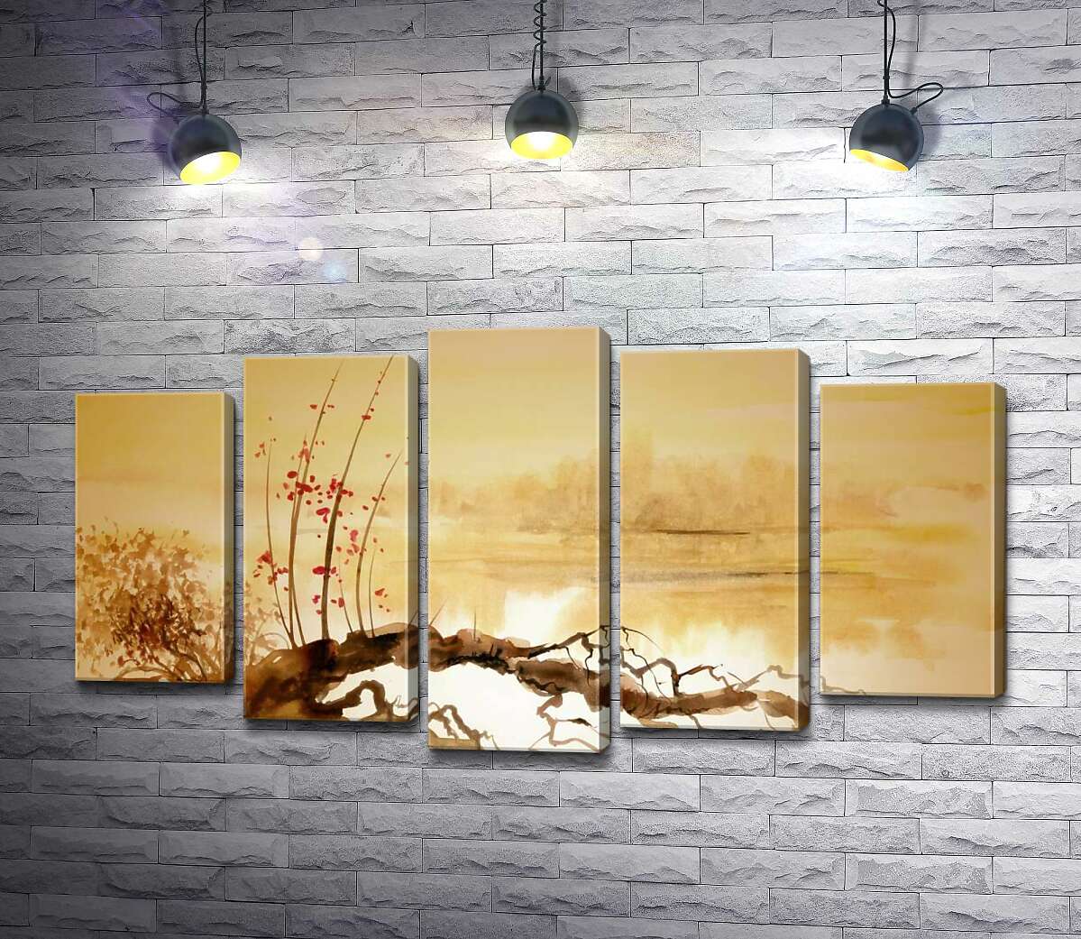Модульная картина ArtPoster Крючковатые корни дерева сакуры пускают корни в воду 130x72 см Модуль №26
Модульная картина ArtPoster Крючковатые корни дерева сакуры пускают корни в воду 130x72 см Модуль №26