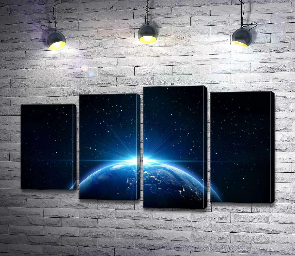 Модульная картина ArtPoster Космическое утро над Землей 100x57 см Модуль №21
Модульная картина ArtPoster Космическое утро над Землей 100x57 см Модуль №21