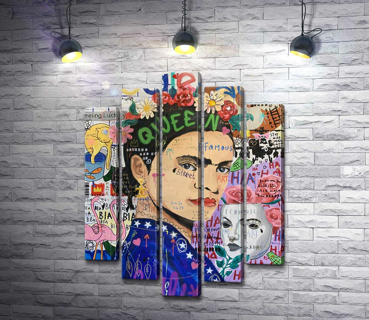 Модульная картина ArtPoster Маска Фриды (Frida Mask) – Джисбар 130x175 см Модуль №26
Модульная картина ArtPoster Маска Фриды (Frida Mask) – Джисбар 130x175 см Модуль №26