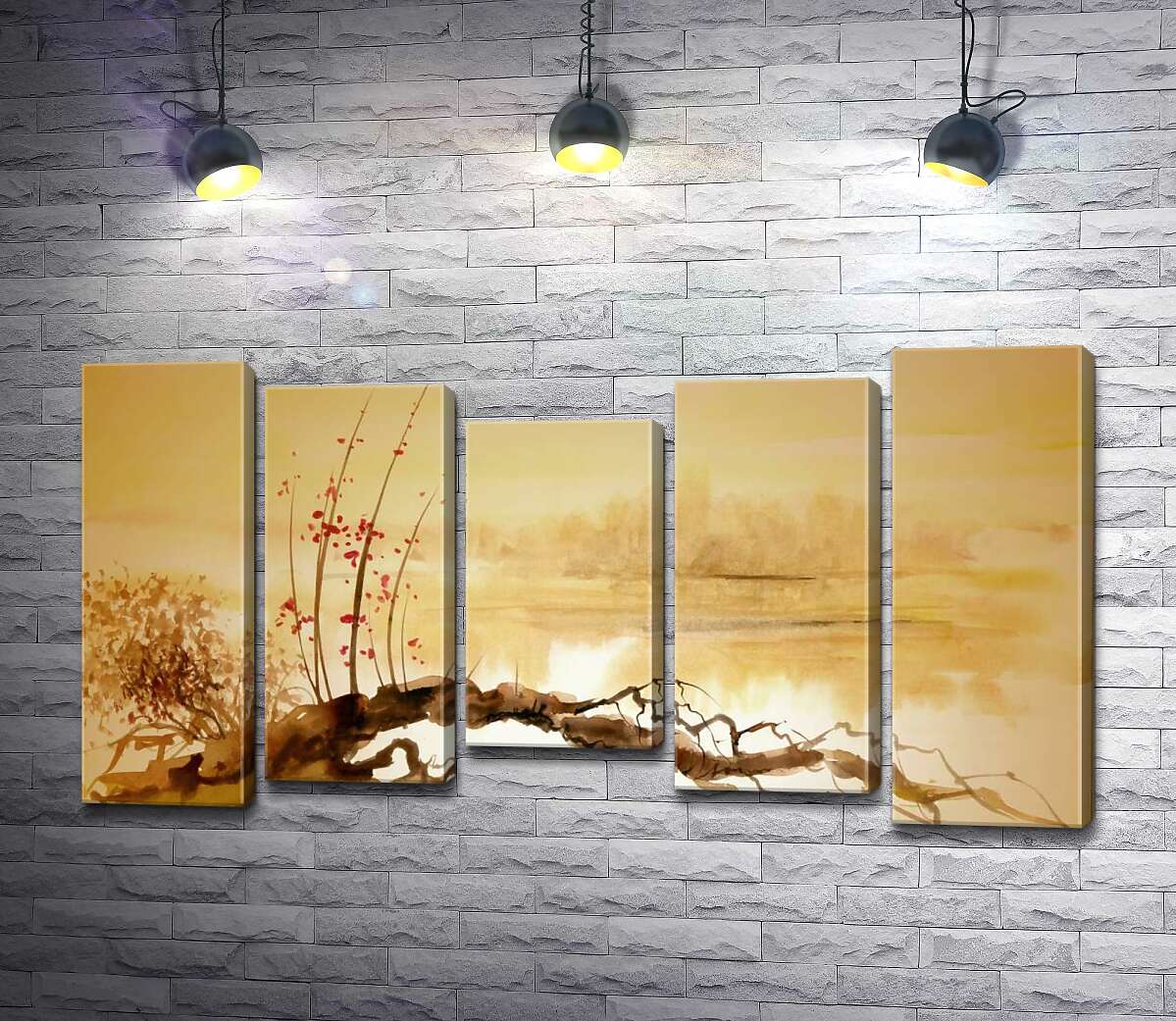 Модульная картина ArtPoster Крючковатые корни дерева сакуры пускают корни в воду 130x72 см Модуль №28
Модульная картина ArtPoster Крючковатые корни дерева сакуры пускают корни в воду 130x72 см Модуль №28