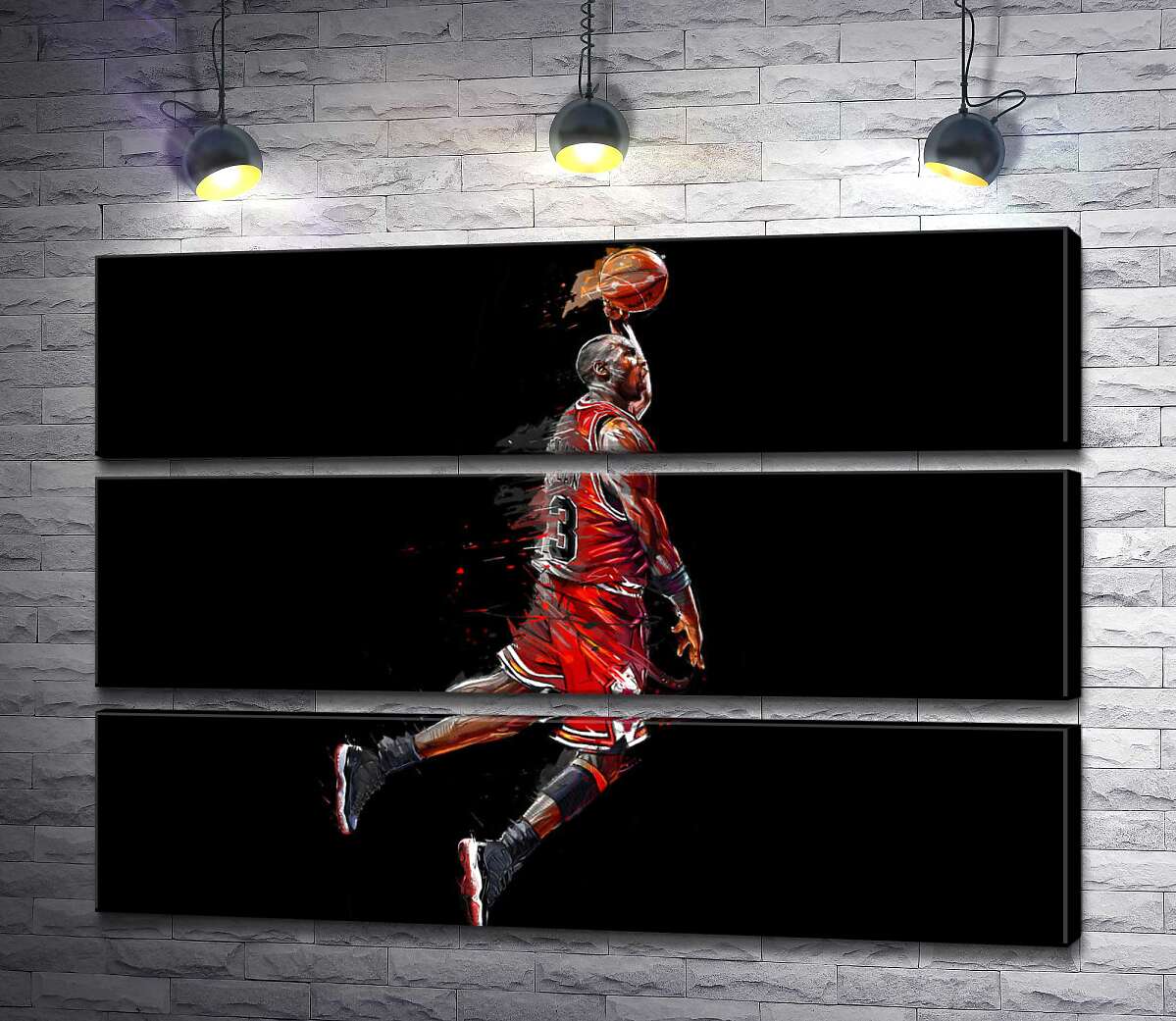 Модульная картина ArtPoster Легендарный баскетболист, Майкл Джордан (Michael Jordan), в прыжке 100x72 см Модуль №13
Модульная картина ArtPoster Легендарный баскетболист, Майкл Джордан (Michael Jordan), в прыжке 100x72 см Модуль №13