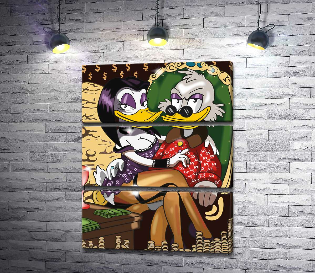 Модульная картина ArtPoster Магика де Гипноз (Magica De Spell) соблазнительно сидит на руках у Скруджа МакДака (Scrooge McDuck) 100x126 см Модуль №13
Модульная картина ArtPoster Магика де Гипноз (Magica De Spell) соблазнительно сидит на руках у Скруджа МакДака (Scrooge McDuck) 100x126 см Модуль №13
