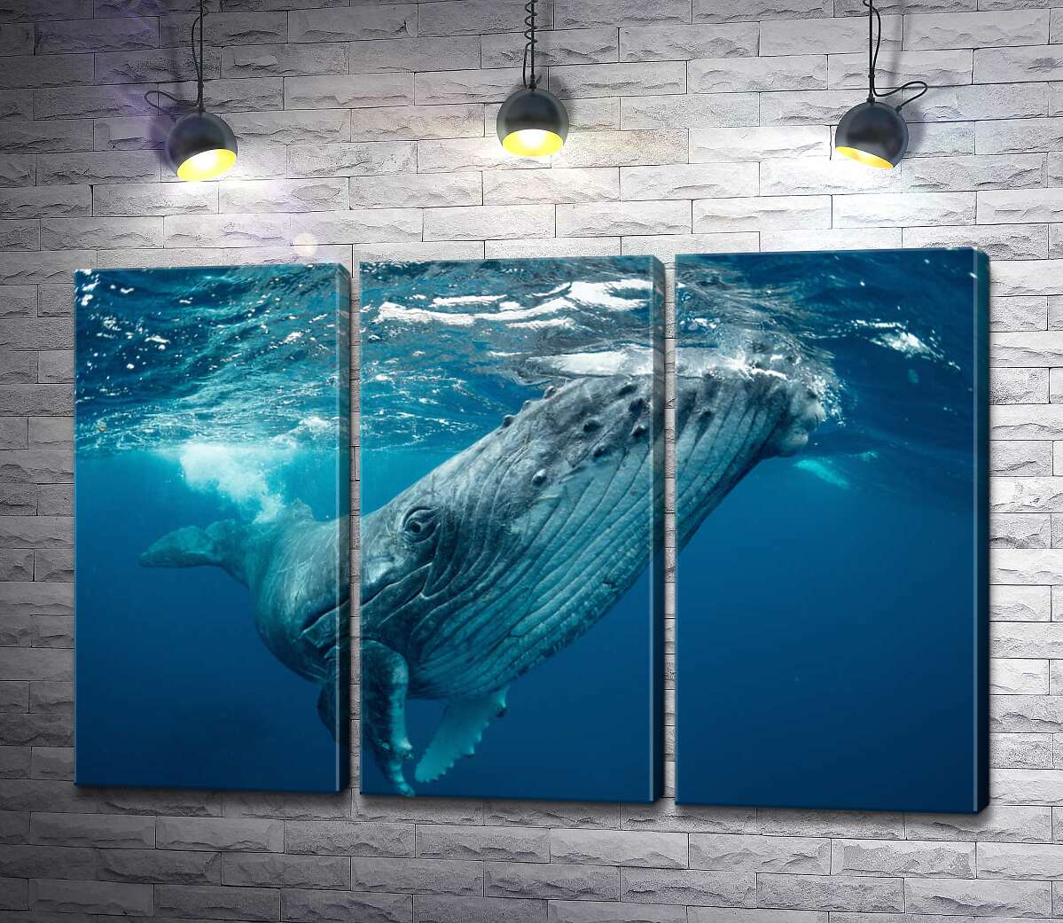 Модульная картина ArtPoster Могучие очертания кита в океане 132x87 см Модуль №11
Модульная картина ArtPoster Могучие очертания кита в океане 132x87 см Модуль №11
