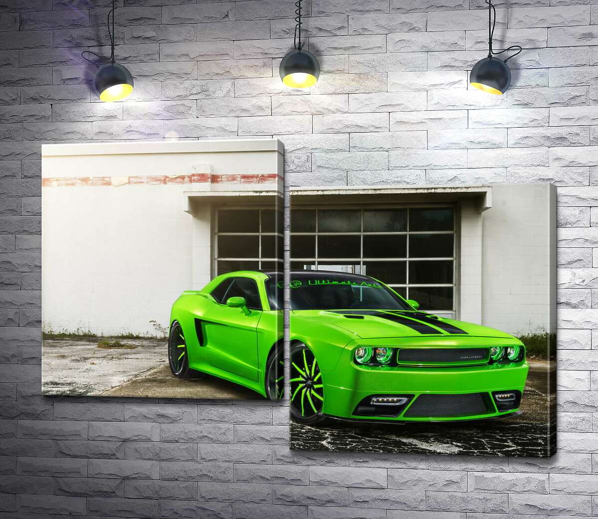 Модульная картина ArtPoster Лаймовой оттенок автомобиля Dodge Challenger STR8 130x88 см Модуль №5
Модульная картина ArtPoster Лаймовой оттенок автомобиля Dodge Challenger STR8 130x88 см Модуль №5