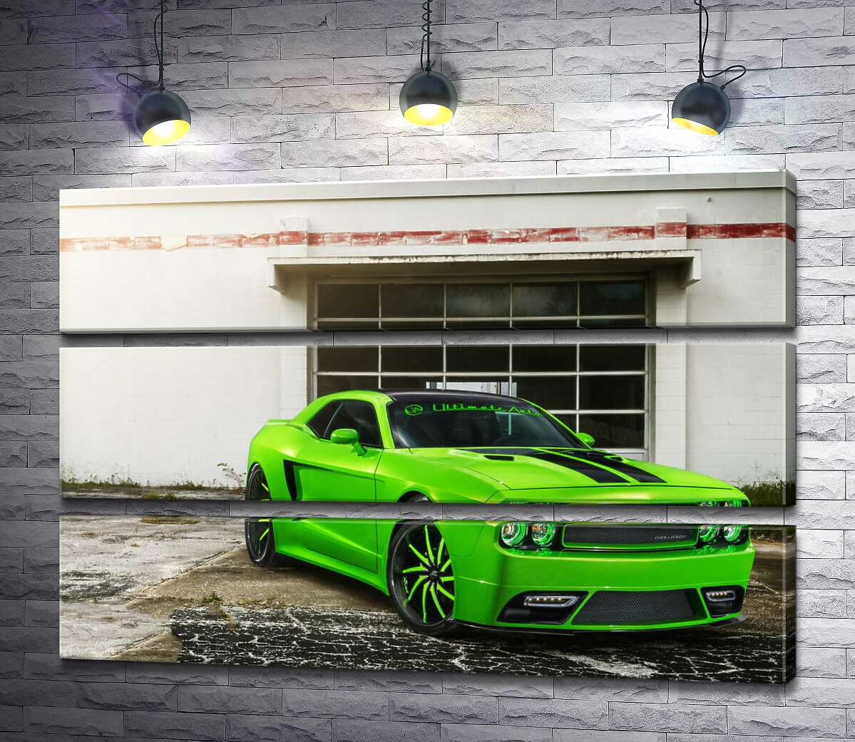Модульная картина ArtPoster Лаймовой оттенок автомобиля Dodge Challenger STR8 130x87 см Модуль №13
Модульная картина ArtPoster Лаймовой оттенок автомобиля Dodge Challenger STR8 130x87 см Модуль №13