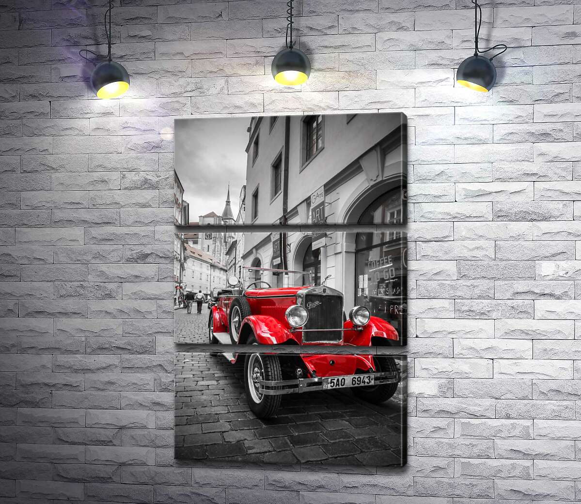 Модульная картина ArtPoster Красная яркость ретро-автомобиля Praga Alfa на улицах Праги 50x75 см Модуль №13
Модульная картина ArtPoster Красная яркость ретро-автомобиля Praga Alfa на улицах Праги 50x75 см Модуль №13