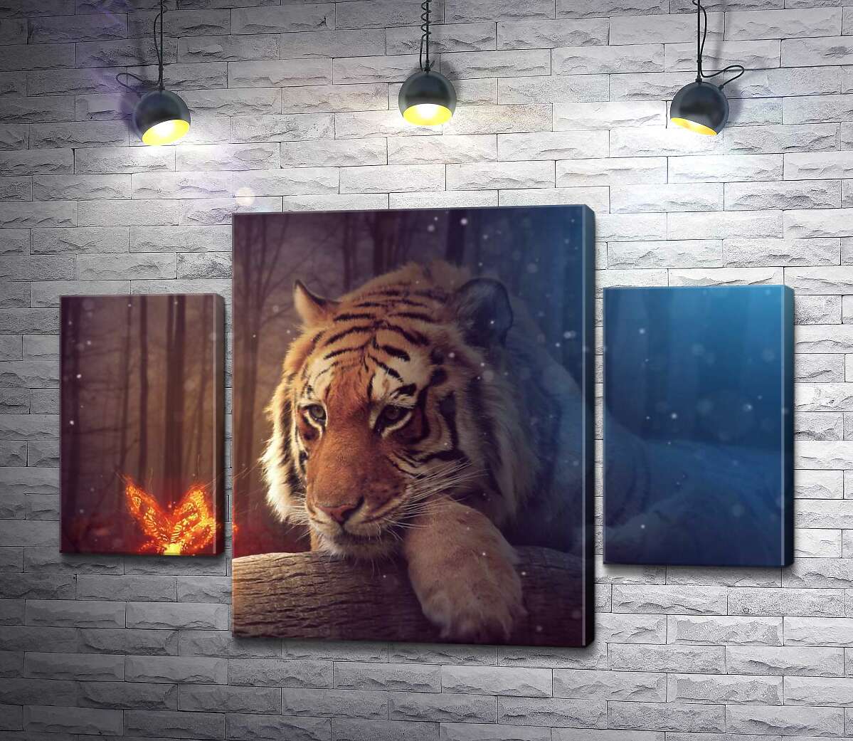Модульная картина ArtPoster Могучий тигр наблюдает за огненной бабочкой 80x54 см Модуль №7
Модульная картина ArtPoster Могучий тигр наблюдает за огненной бабочкой 80x54 см Модуль №7