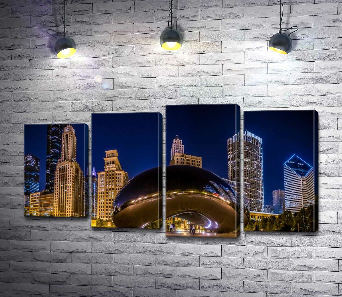Модульная картина ArtPoster "Облачные ворота" (Cloud Gate) в центре шумного Чикаго 80x44 см Модуль №21
Модульная картина ArtPoster "Облачные ворота" (Cloud Gate) в центре шумного Чикаго 80x44 см Модуль №21