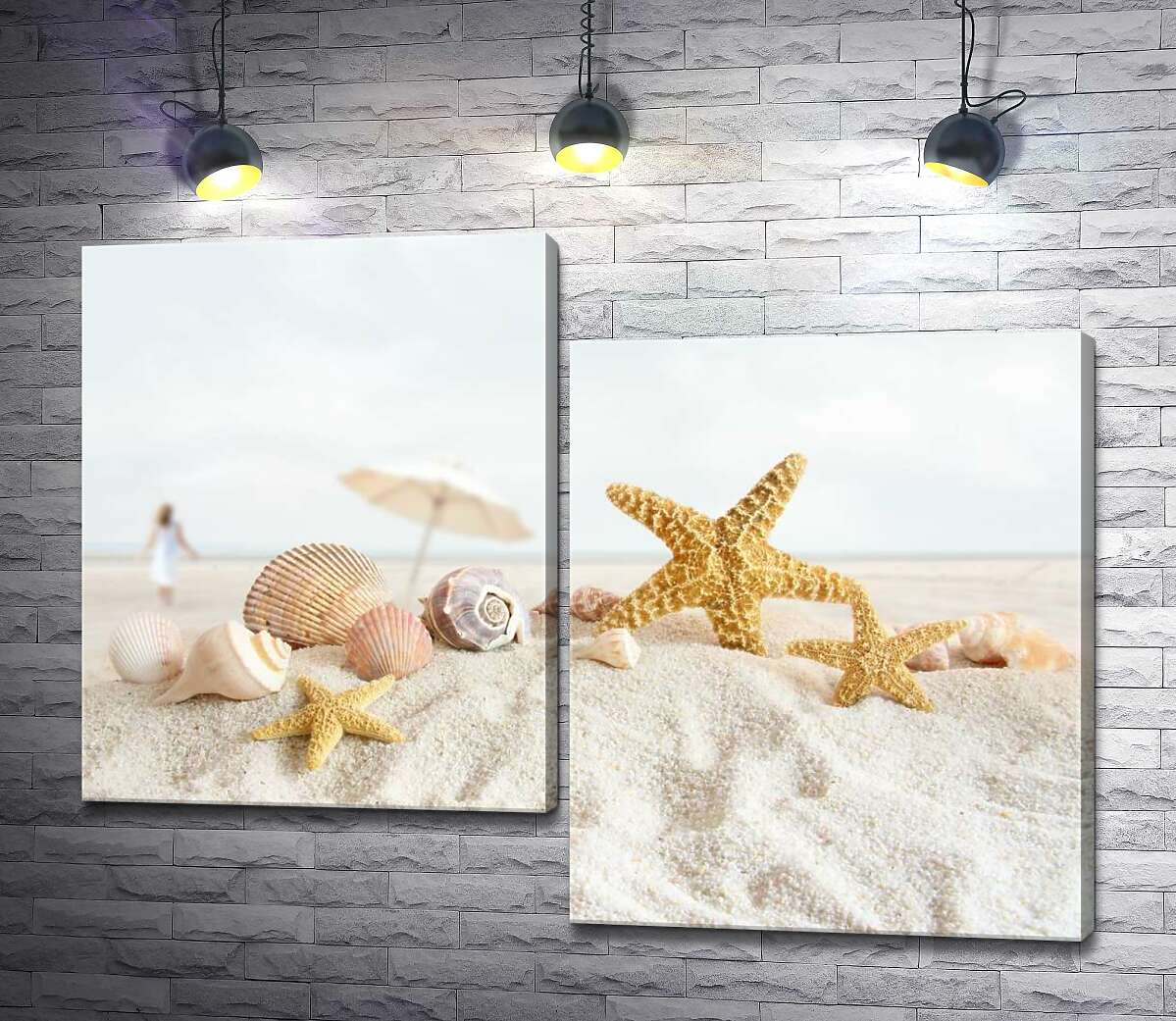 Модульная картина ArtPoster Нежный набор ракушек и морских звезд лежит на мягком пляжном песке 130x99 см Модуль №5
Модульная картина ArtPoster Нежный набор ракушек и морских звезд лежит на мягком пляжном песке 130x99 см Модуль №5