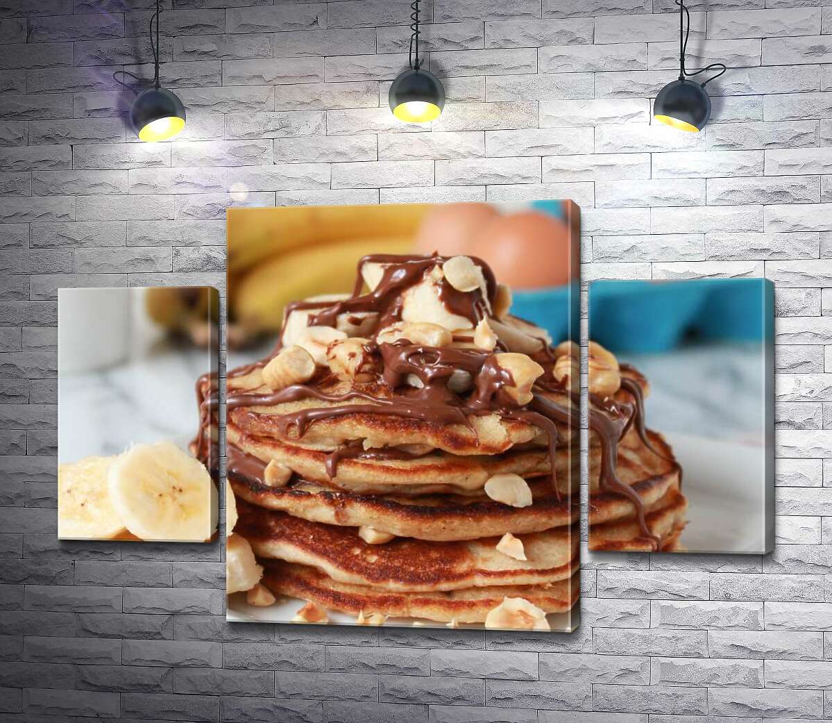 Модульная картина ArtPoster Нежный вкус панкейков со сладким сочетанием шоколада и бананов 80x54 см Модуль №7
Модульная картина ArtPoster Нежный вкус панкейков со сладким сочетанием шоколада и бананов 80x54 см Модуль №7
