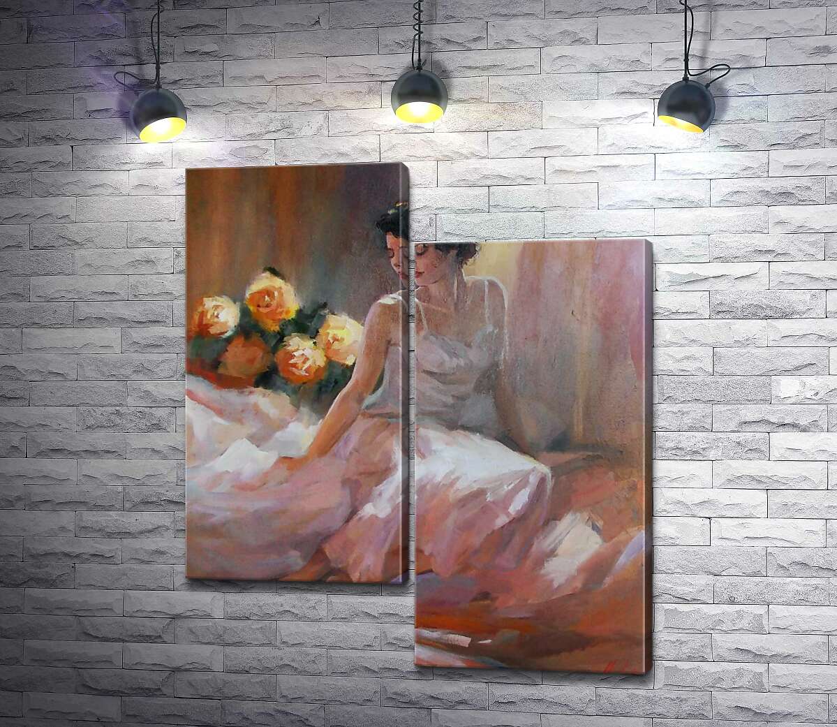 Модульная картина ArtPoster Нежный силуэт девушки в белом шелковом платье рядом с букетом роз 130x154 см Модуль №5
Модульная картина ArtPoster Нежный силуэт девушки в белом шелковом платье рядом с букетом роз 130x154 см Модуль №5