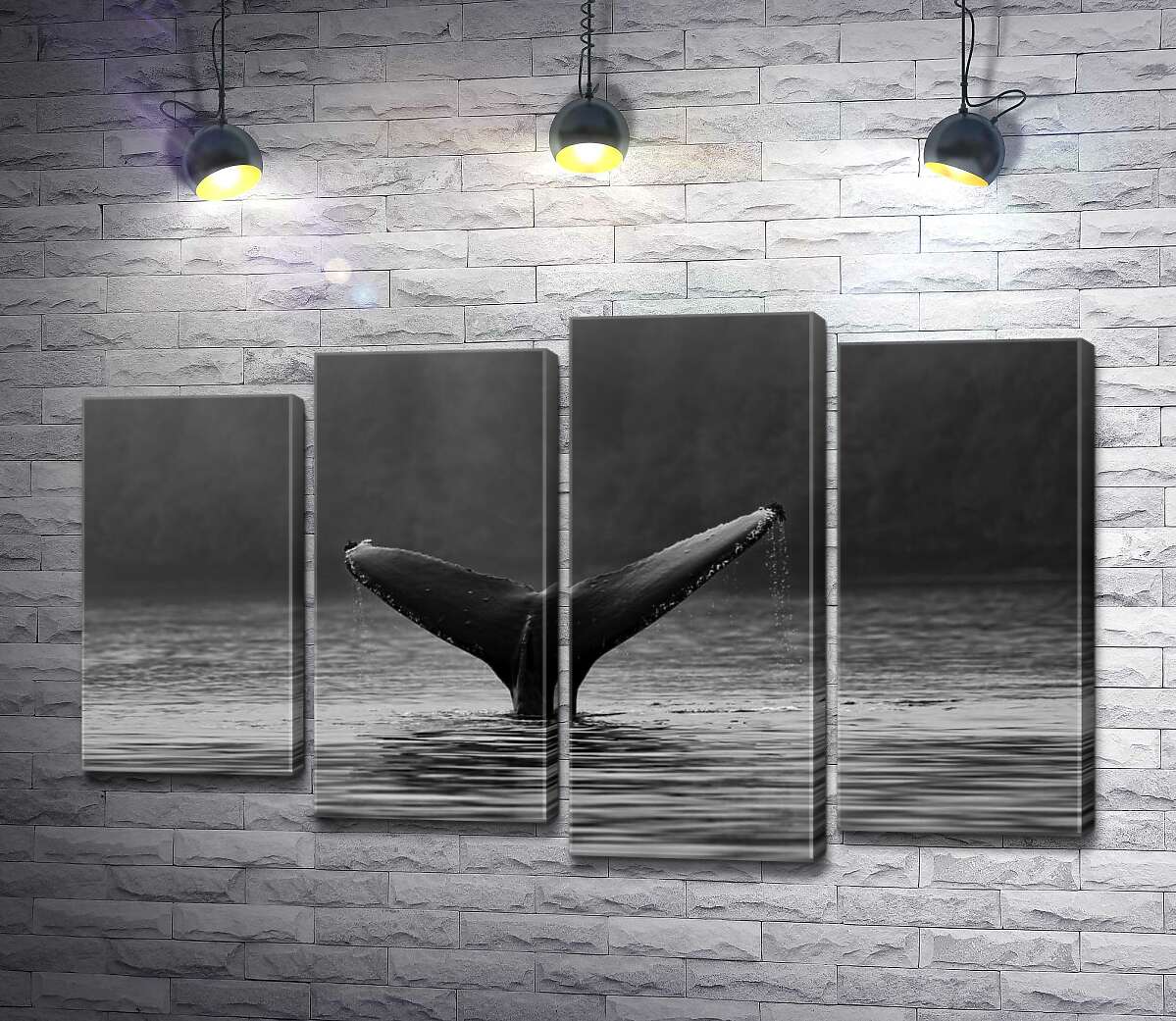 Модульная картина ArtPoster Мощный хвост кита виднеется над поверхностью воды 132x80 см Модуль №21
Модульная картина ArtPoster Мощный хвост кита виднеется над поверхностью воды 132x80 см Модуль №21