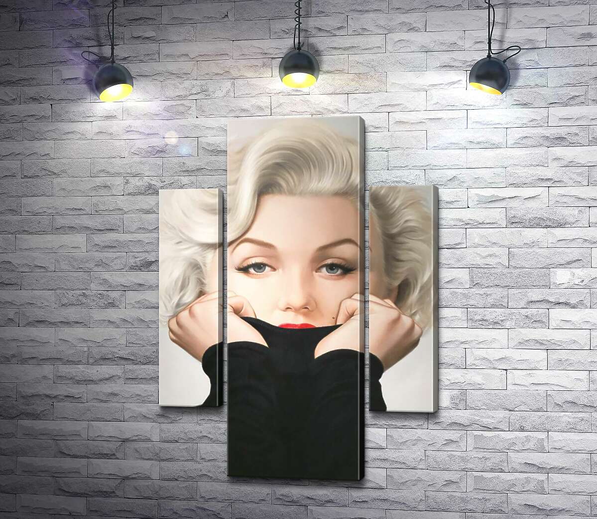 Модульная картина ArtPoster Нежный портрет Мэрилин Монро (Marilyn Monroe) в черном свитере 100x148 см Модуль №7
Модульная картина ArtPoster Нежный портрет Мэрилин Монро (Marilyn Monroe) в черном свитере 100x148 см Модуль №7