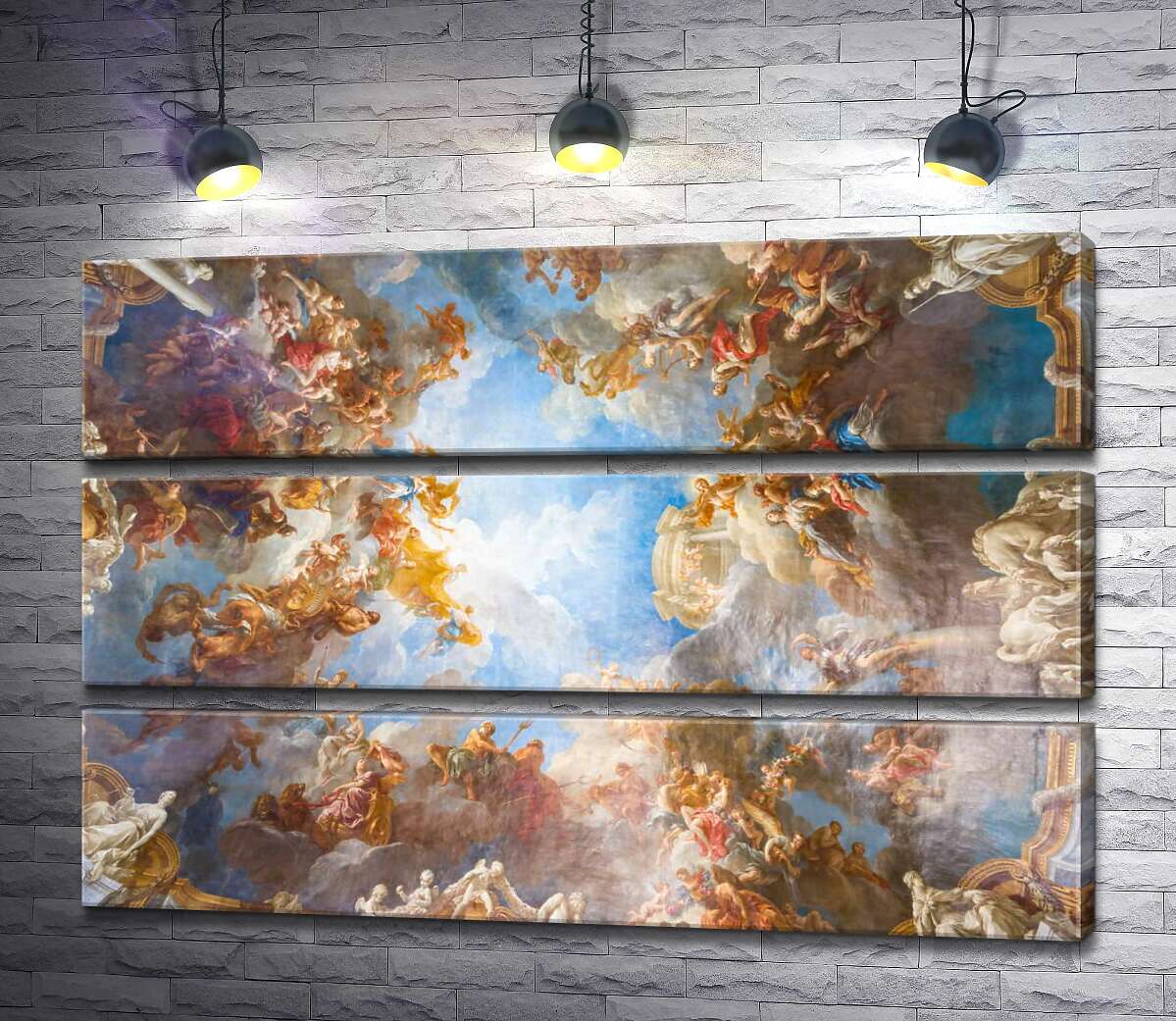 Модульная картина ArtPoster Небесно красивый потолок в Зеркальном зале (Hall of Mirrors) французского Версаля (Palace of Versailles) 90x60 см Модуль №13
Модульная картина ArtPoster Небесно красивый потолок в Зеркальном зале (Hall of Mirrors) французского Версаля (Palace of Versailles) 90x60 см Модуль №13