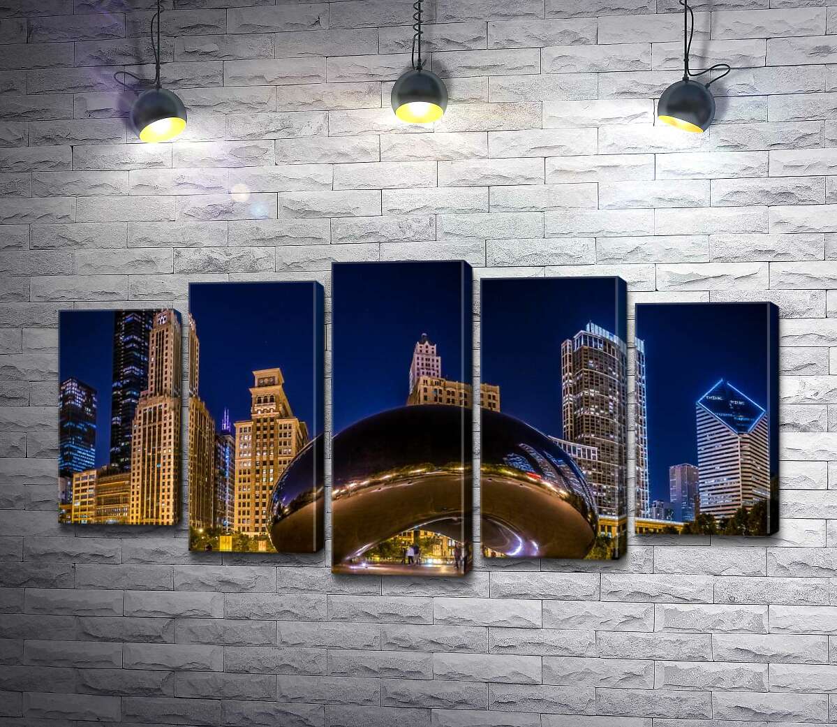 Модульная картина ArtPoster "Облачные ворота" (Cloud Gate) в центре шумного Чикаго 130x70 см Модуль №26
Модульная картина ArtPoster "Облачные ворота" (Cloud Gate) в центре шумного Чикаго 130x70 см Модуль №26