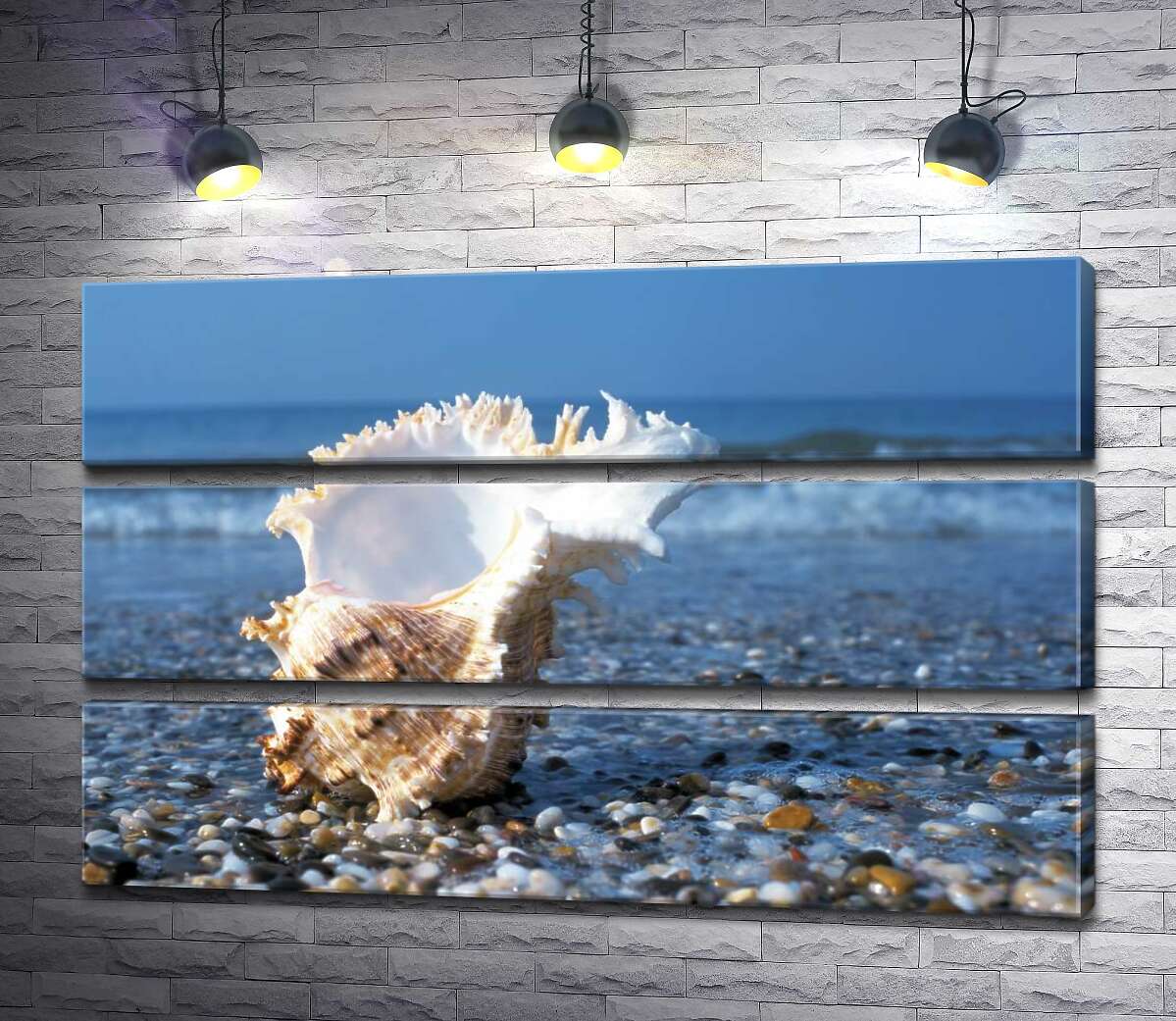 Модульная картина ArtPoster Морская ракушка с вьющимися краями на каменистом пляже 130x81 см Модуль №13
Модульная картина ArtPoster Морская ракушка с вьющимися краями на каменистом пляже 130x81 см Модуль №13