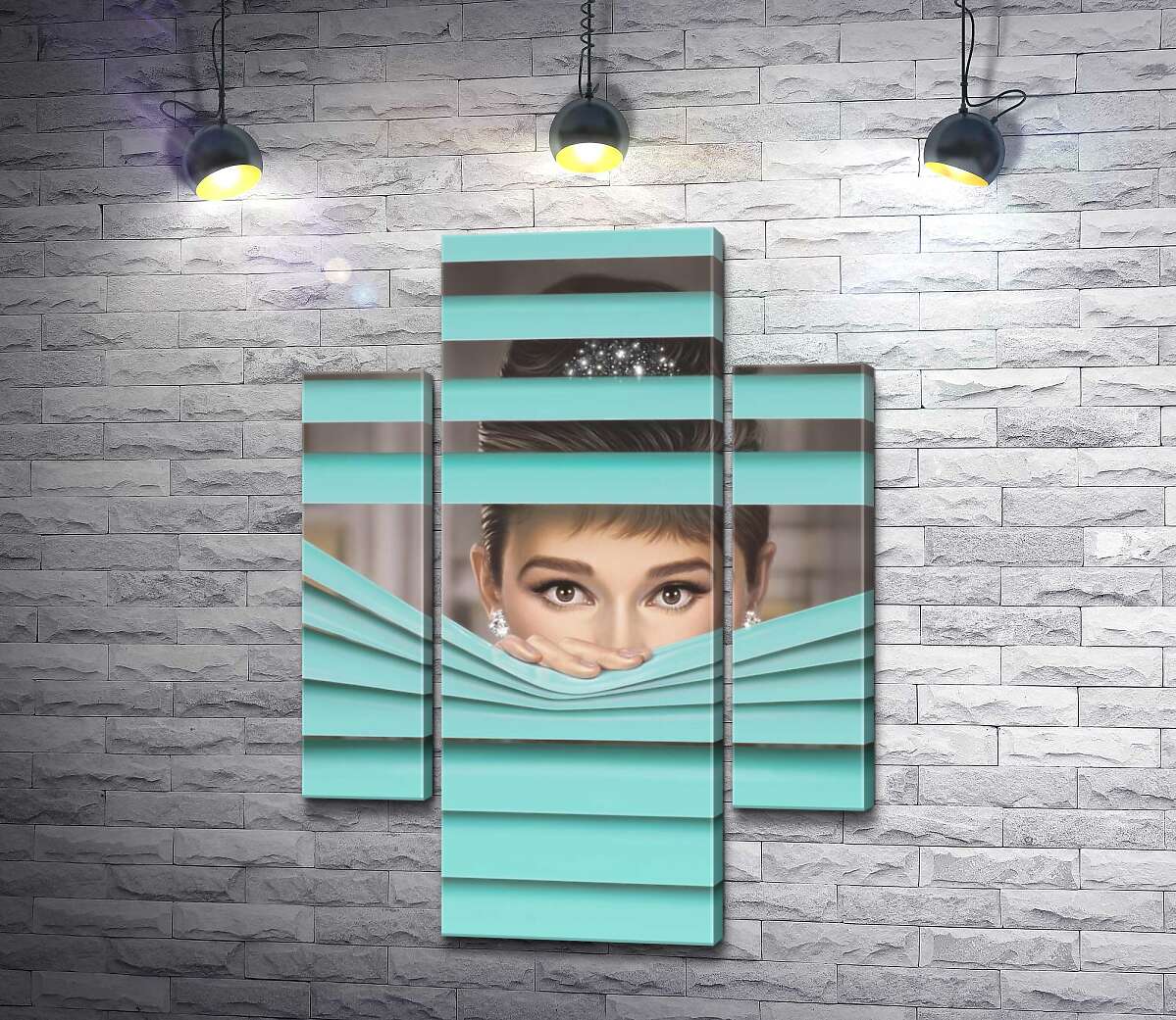 Модульная картина ArtPoster Одри Хепбёрн (Audrey Hepburn) в роли героини фильма "Завтрак у Тиффани" (Breakfast at Tiffany's) 100x140 см Модуль №7
Модульная картина ArtPoster Одри Хепбёрн (Audrey Hepburn) в роли героини фильма "Завтрак у Тиффани" (Breakfast at Tiffany's) 100x140 см Модуль №7