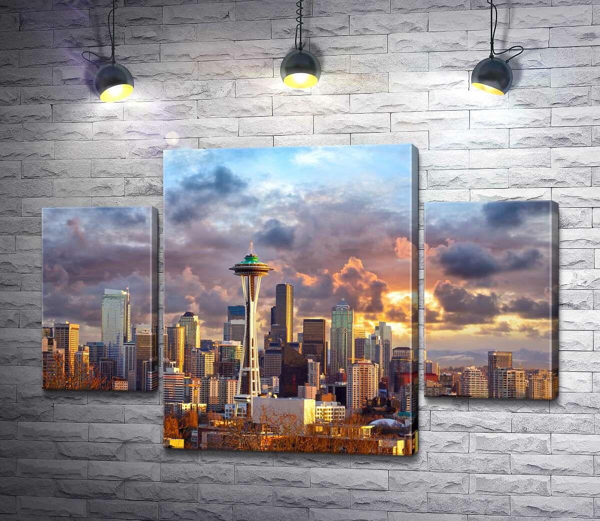 Модульная картина ArtPoster Обзорная башня Space Needle потерялась среди небоскребов Сиэтла 80x54 см Модуль №7
Модульная картина ArtPoster Обзорная башня Space Needle потерялась среди небоскребов Сиэтла 80x54 см Модуль №7