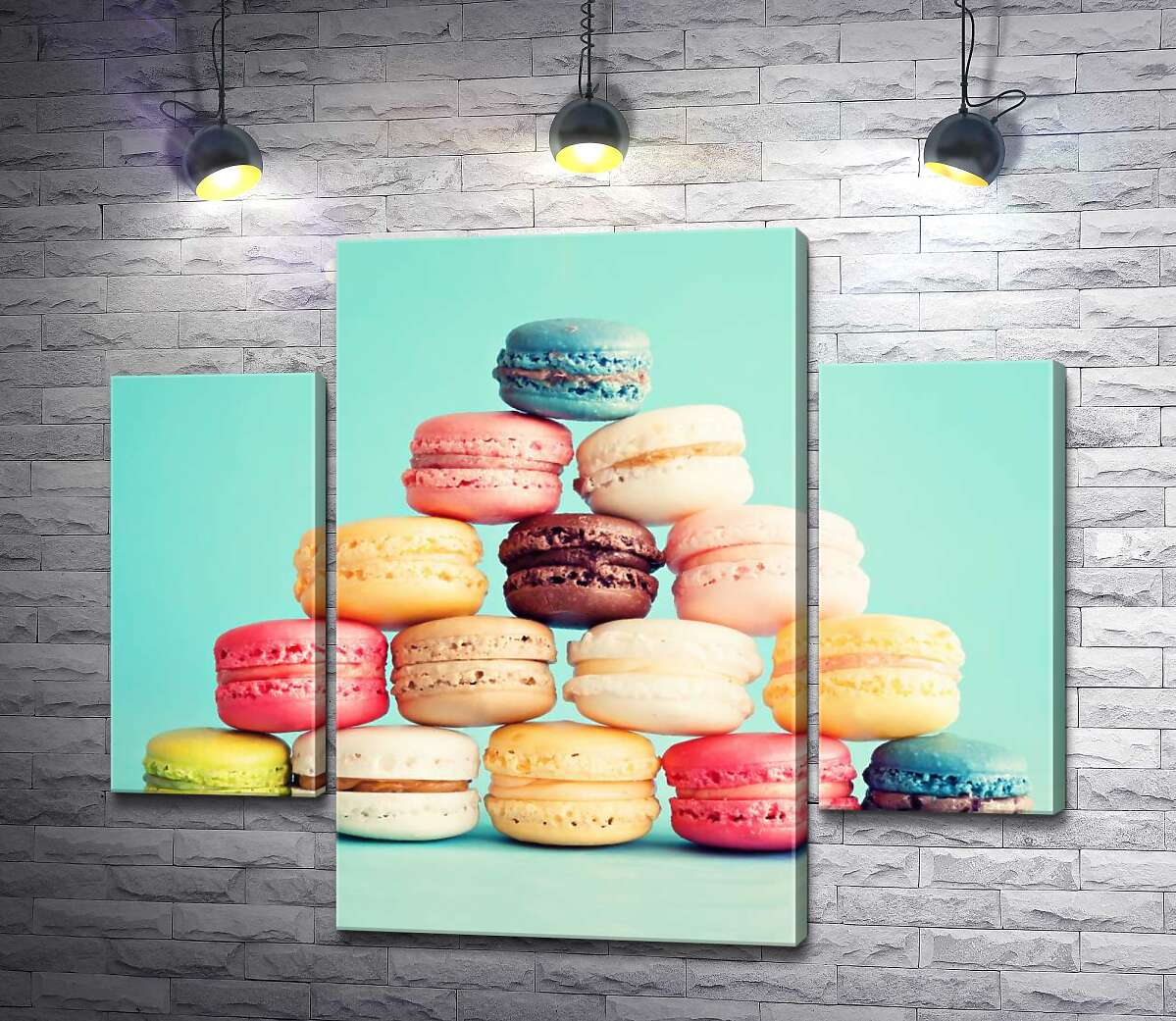 Модульная картина ArtPoster Пастельная пирамида из миндальных макарон с воздушной кремовой серединкой 100x84 см Модуль №7
Модульная картина ArtPoster Пастельная пирамида из миндальных макарон с воздушной кремовой серединкой 100x84 см Модуль №7