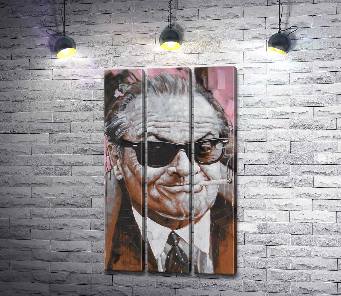 Модульная картина ArtPoster Портрет улыбающегося Джека Николсона (Jack Nicholson) с сигаретой в зубах 117x205 см Модуль №11
Модульная картина ArtPoster Портрет улыбающегося Джека Николсона (Jack Nicholson) с сигаретой в зубах 117x205 см Модуль №11