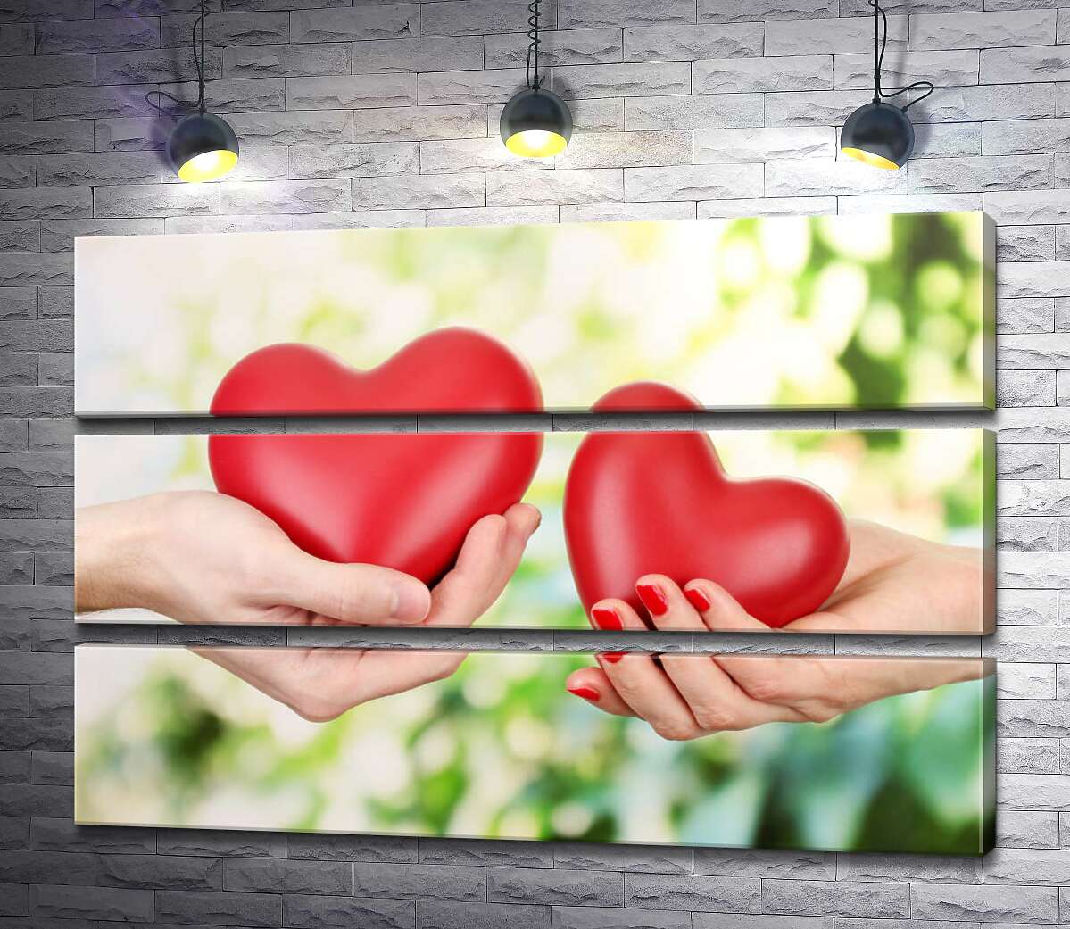 Модульная картина ArtPoster Подарки сердец в руках влюбленных 100x69 см Модуль №13
Модульная картина ArtPoster Подарки сердец в руках влюбленных 100x69 см Модуль №13