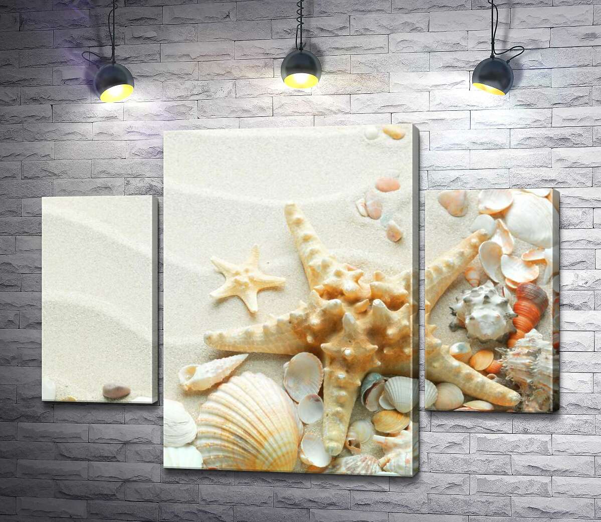 Модульная картина ArtPoster Пастельный узор на песке из морских звезд и ракушек 131x99 см Модуль №7
Модульная картина ArtPoster Пастельный узор на песке из морских звезд и ракушек 131x99 см Модуль №7