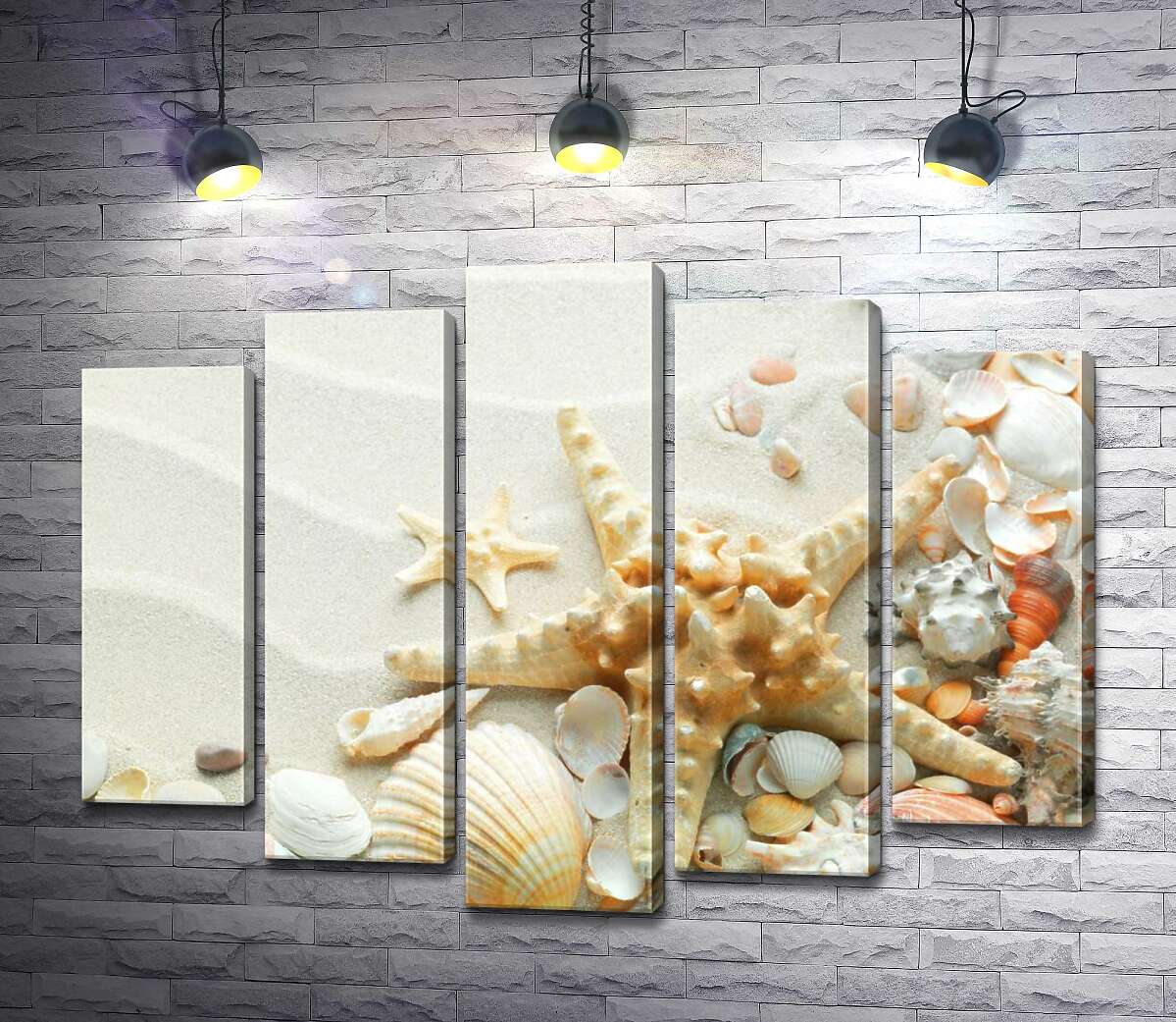 Модульная картина ArtPoster Пастельный узор на песке из морских звезд и ракушек 100x75 см Модуль №26
Модульная картина ArtPoster Пастельный узор на песке из морских звезд и ракушек 100x75 см Модуль №26