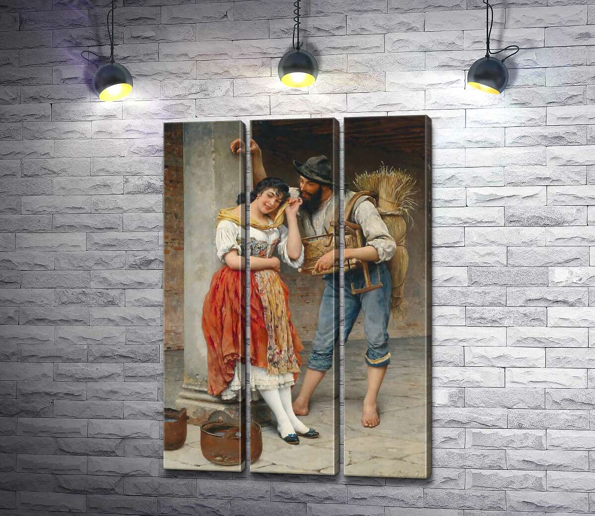 Модульная картина ArtPoster Паук и муха (The Spider and the Fly) - Эжен де Блаас (Eugene de Blaas) 60x90 см Модуль №11
Модульная картина ArtPoster Паук и муха (The Spider and the Fly) - Эжен де Блаас (Eugene de Blaas) 60x90 см Модуль №11