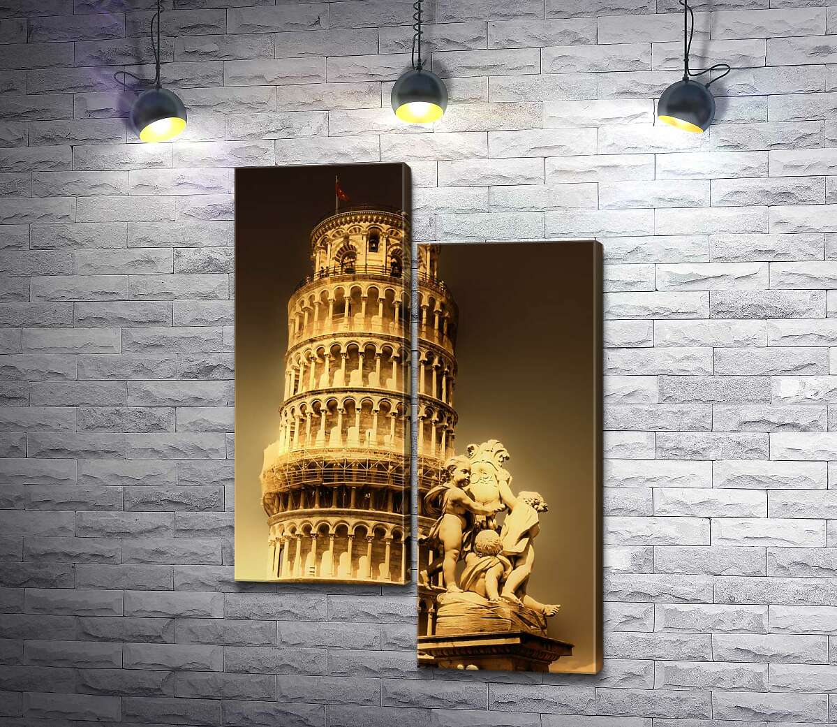 Модульная картина ArtPoster Пизанская башня (Pisa tower) виднеется из-за фонтана Путти (Fontana dei Putti) 100x151 см Модуль №5
Модульная картина ArtPoster Пизанская башня (Pisa tower) виднеется из-за фонтана Путти (Fontana dei Putti) 100x151 см Модуль №5