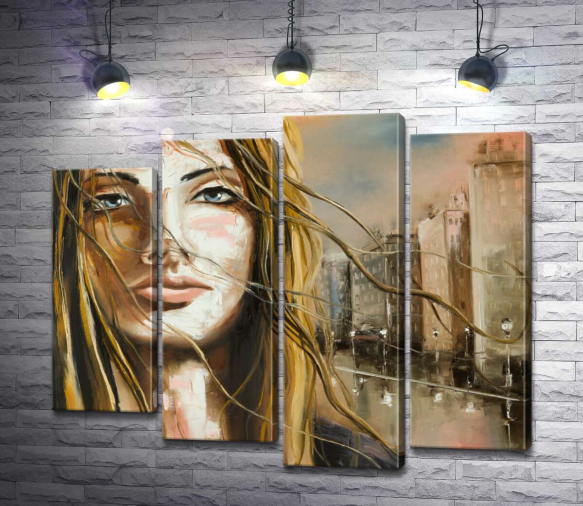 Модульная картина ArtPoster Портрет девушки на фоне дождливого города 132x110 см Модуль №21
Модульная картина ArtPoster Портрет девушки на фоне дождливого города 132x110 см Модуль №21