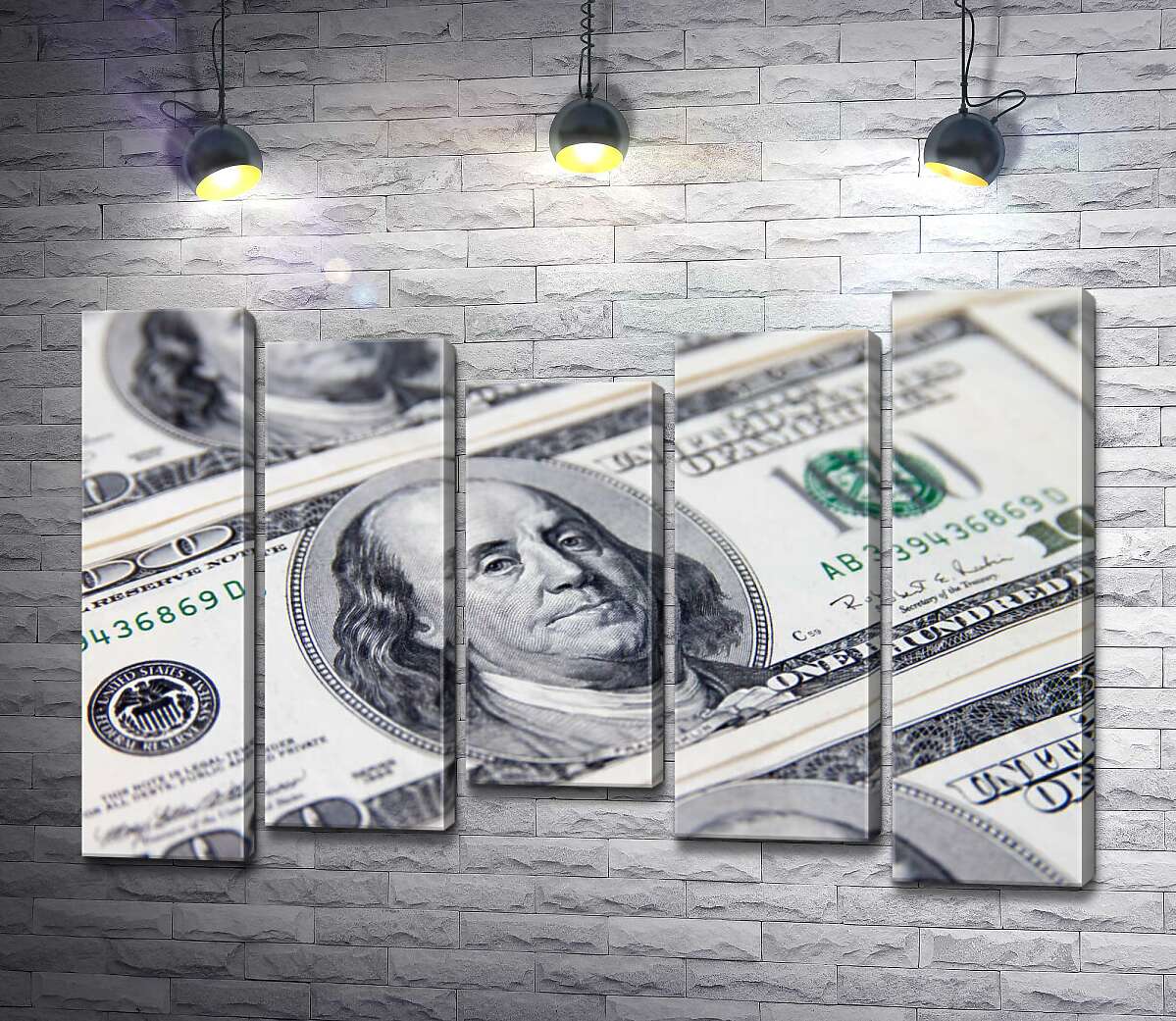 Модульная картина ArtPoster Портрет Бенжамина Франклина (Benjamin Franklin) на 100 долларах 100x69 см Модуль №28
Модульная картина ArtPoster Портрет Бенжамина Франклина (Benjamin Franklin) на 100 долларах 100x69 см Модуль №28